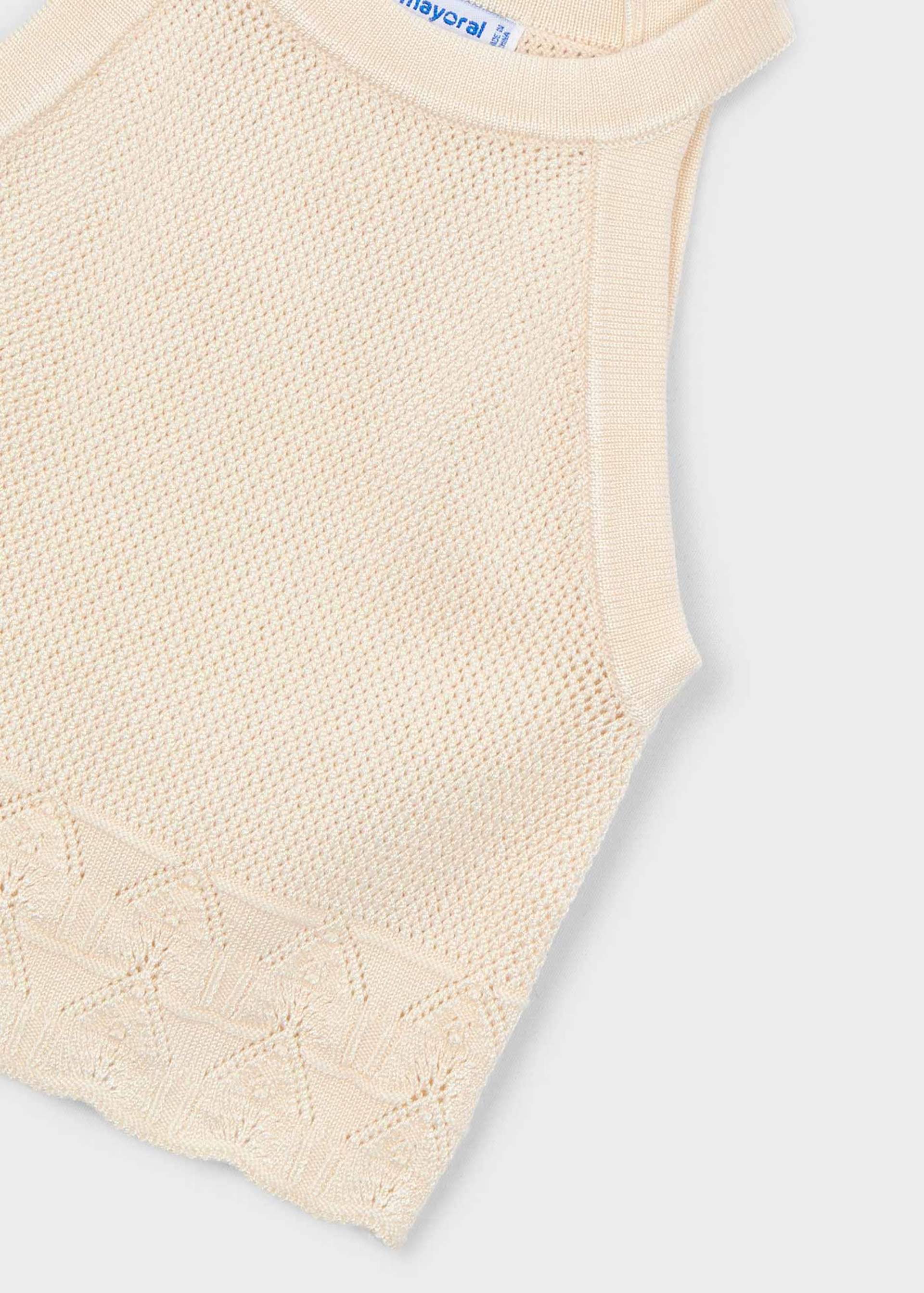 Top col halter fille