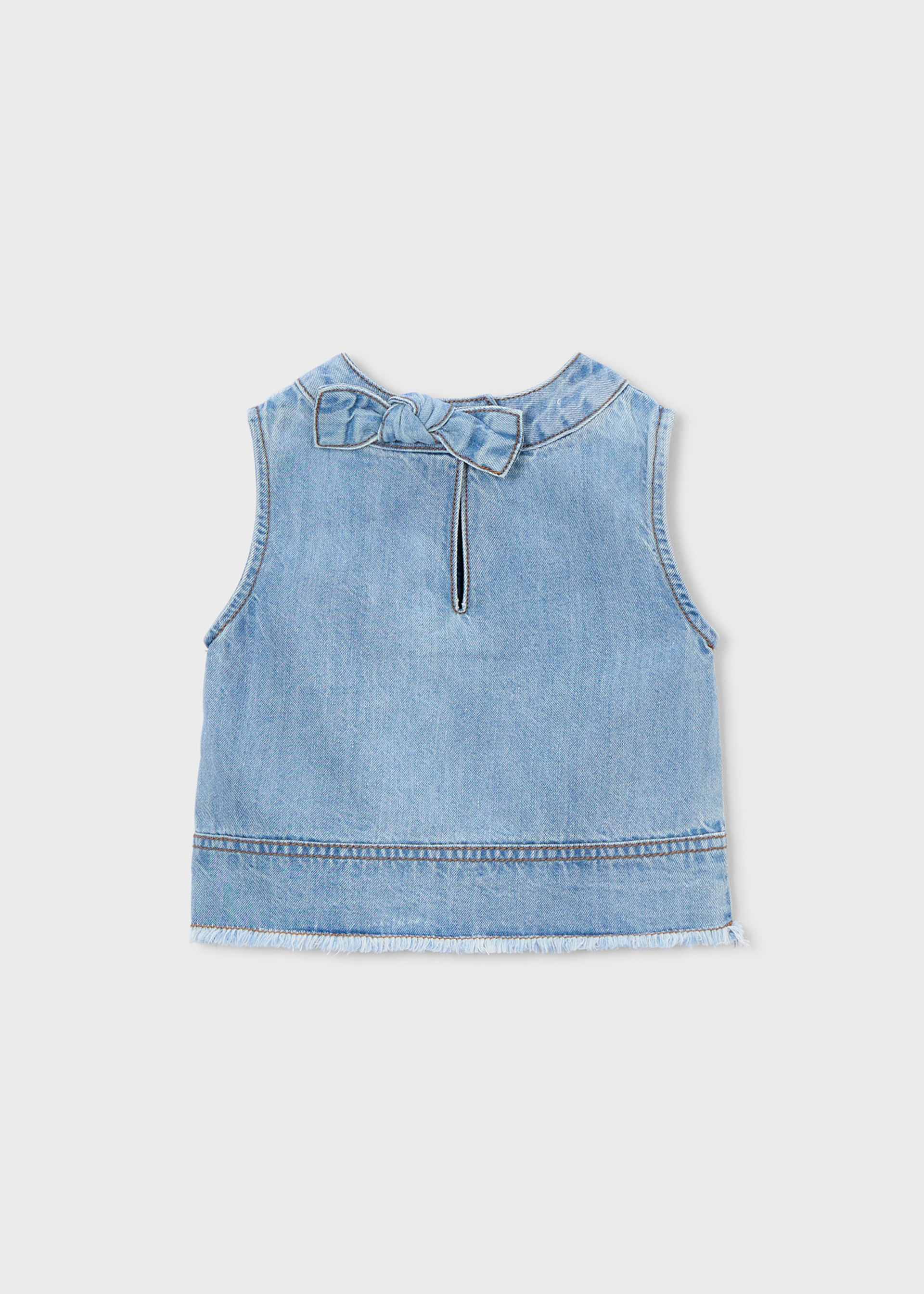 Girls' denim top