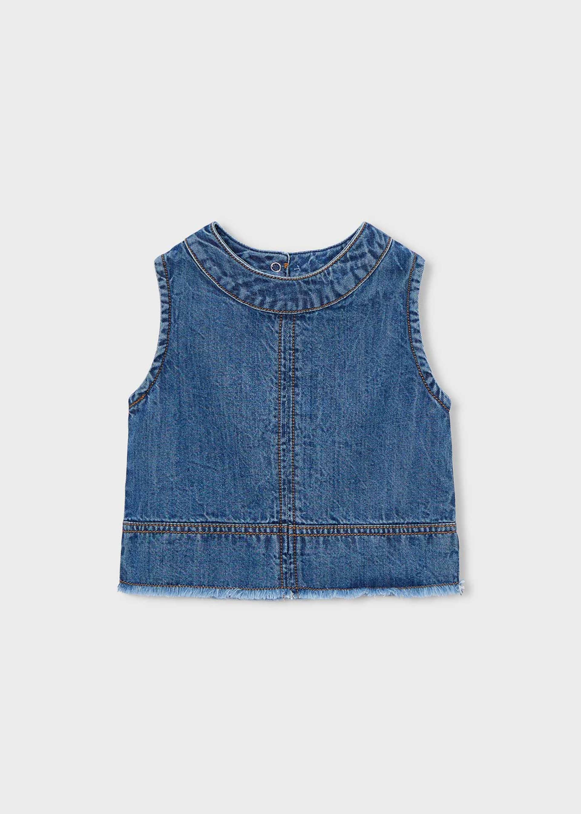 Girls' denim top