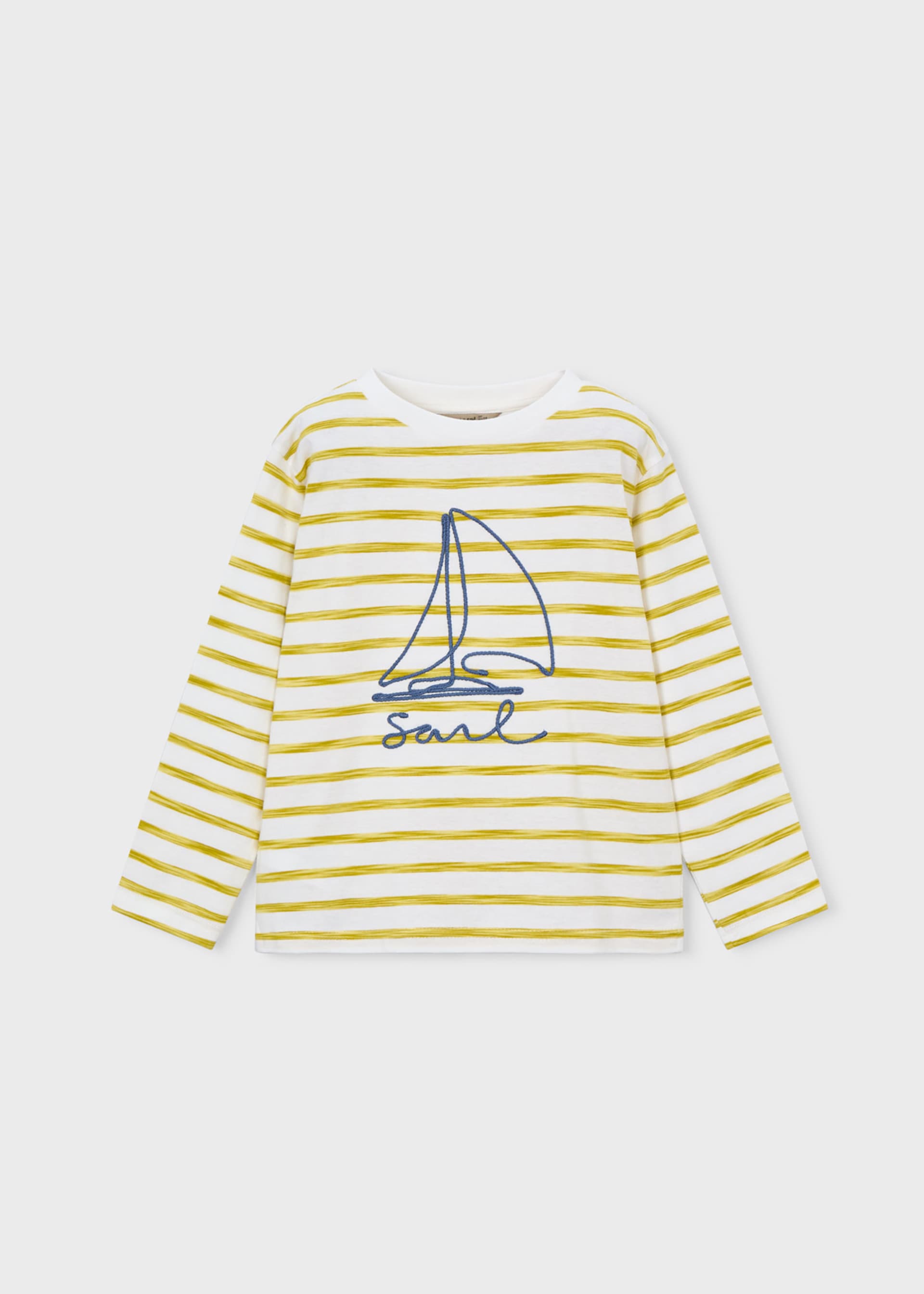 T-shirt rayé bateau garçon
