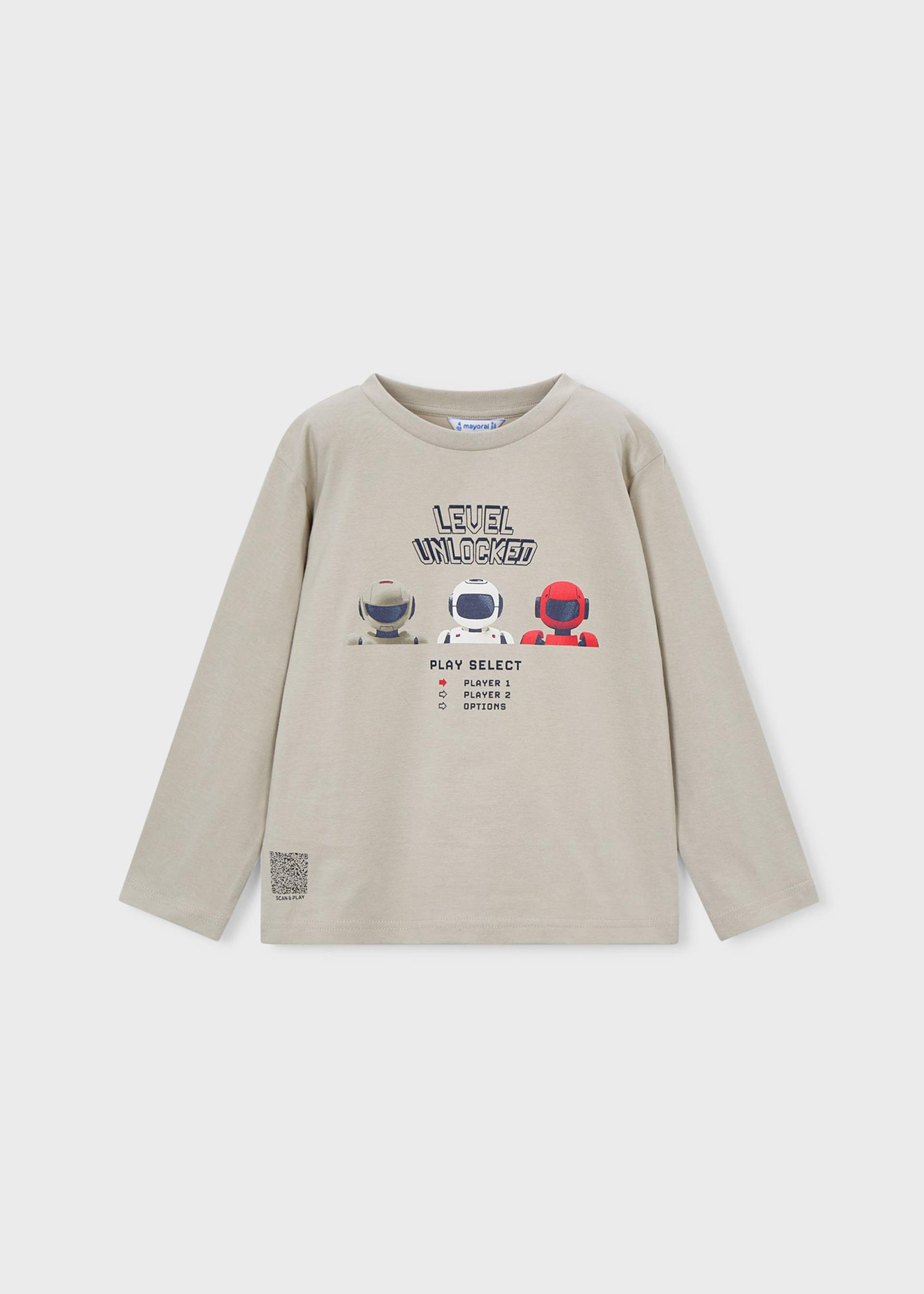 Langarm Shirt Druckmotiv Jungen