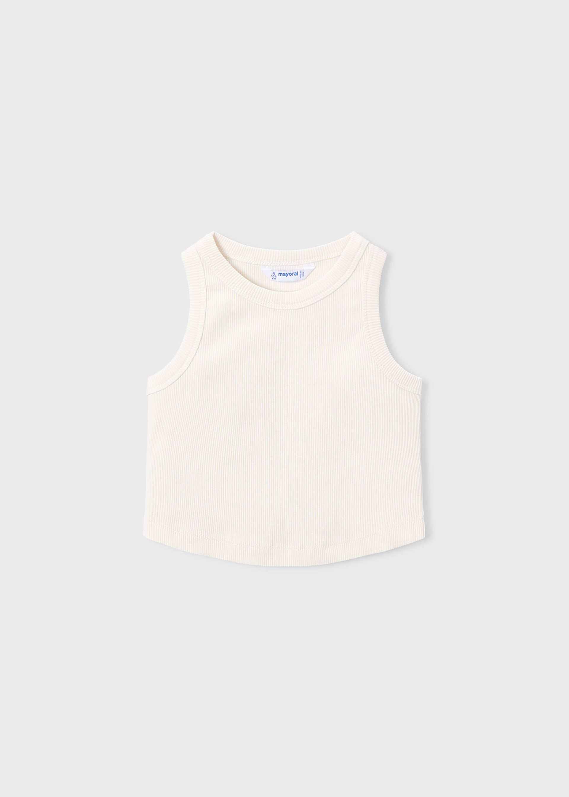 Blusa stampata con top bambina