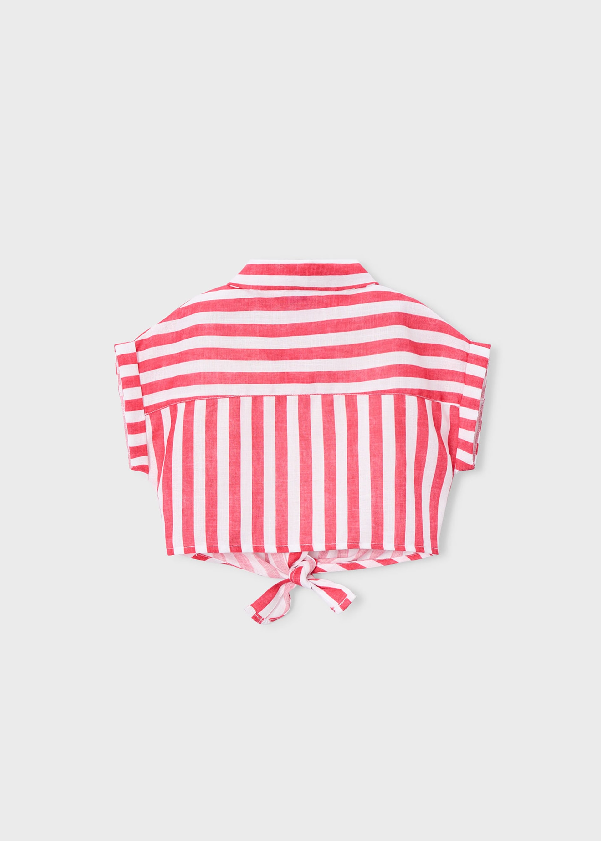 Blusa stampata con top bambina