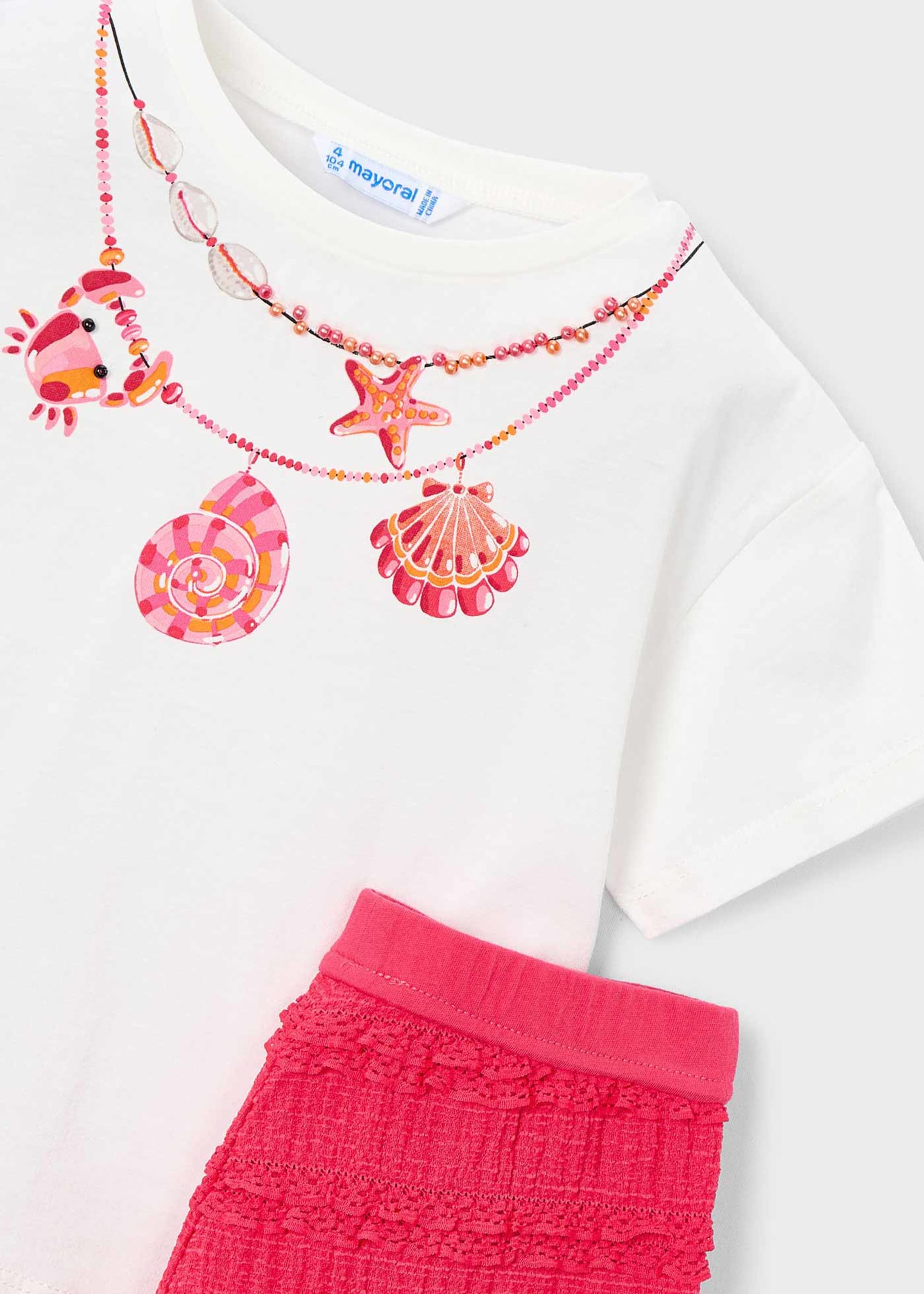 Set short cu volanase fetita