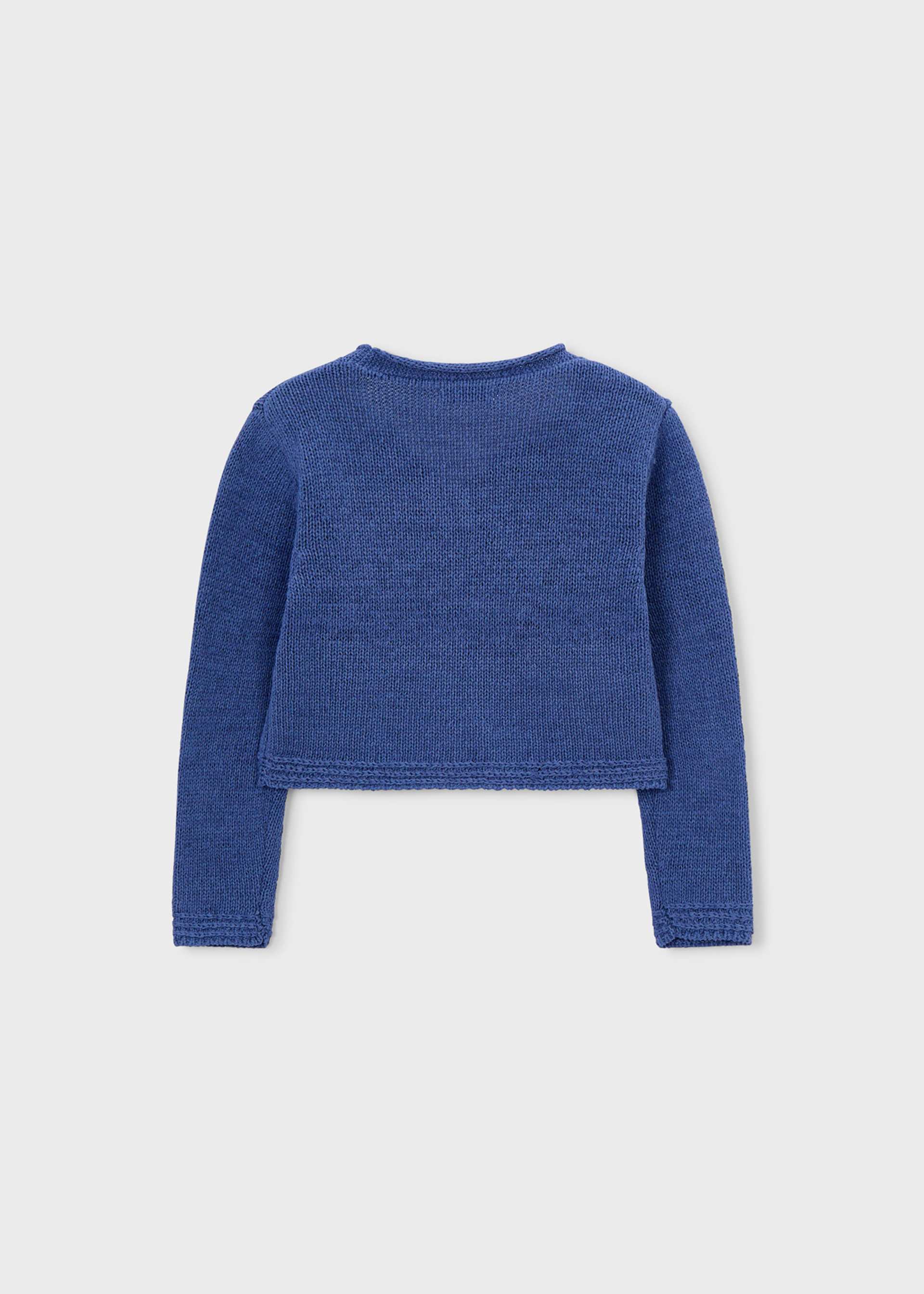 Button cardigan girl