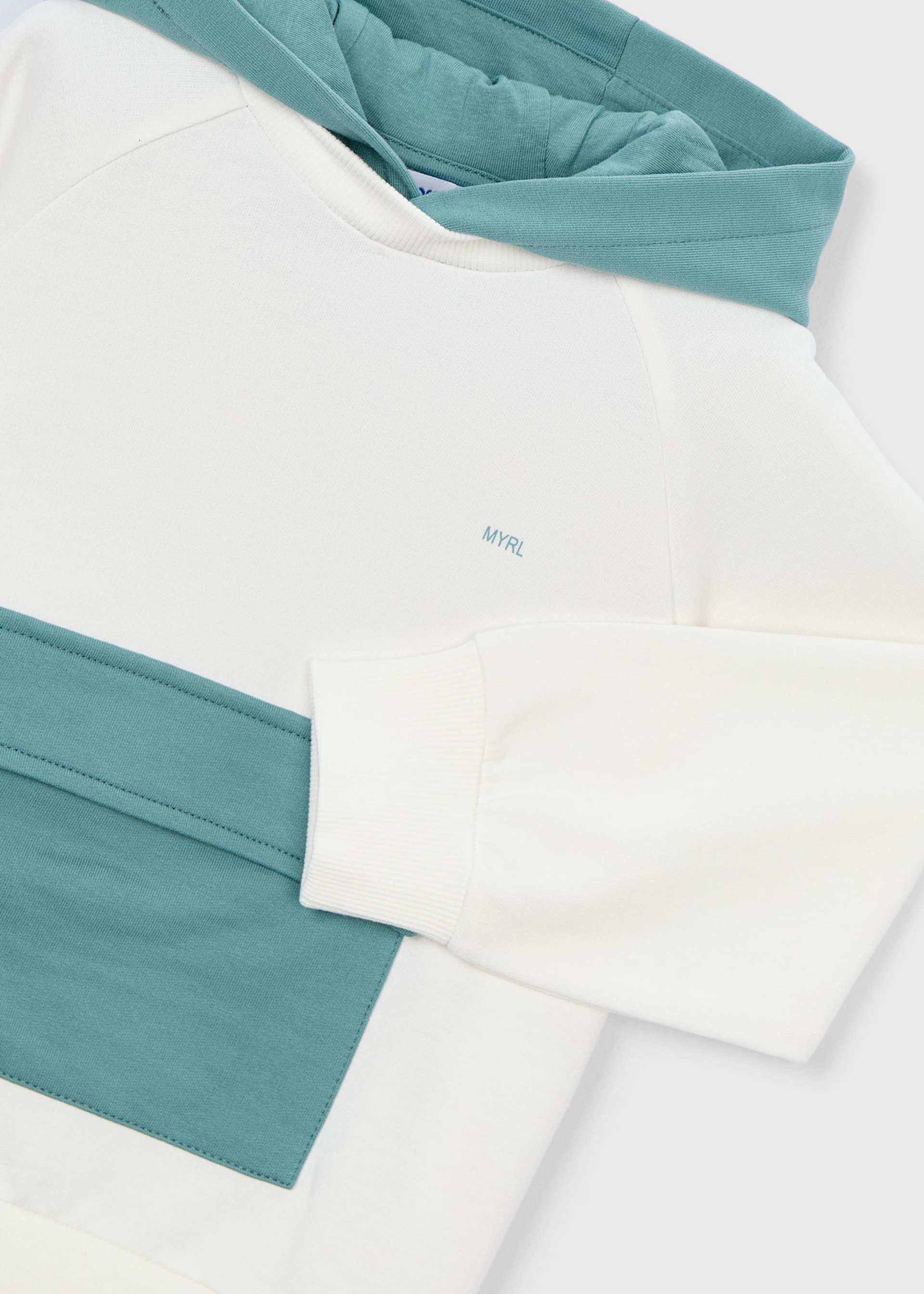 Sudadera combinada niño