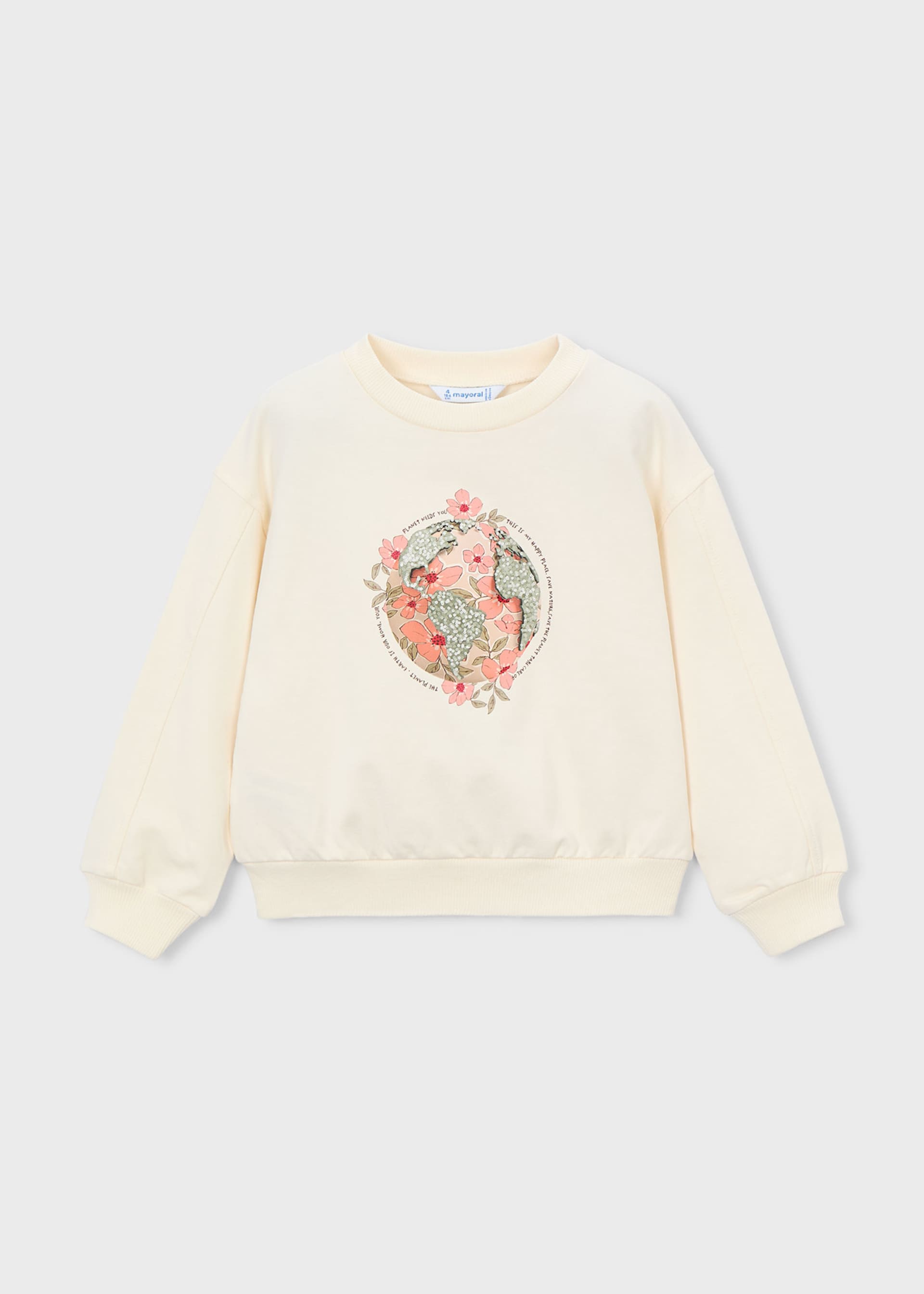 Sudadera gráfica niña