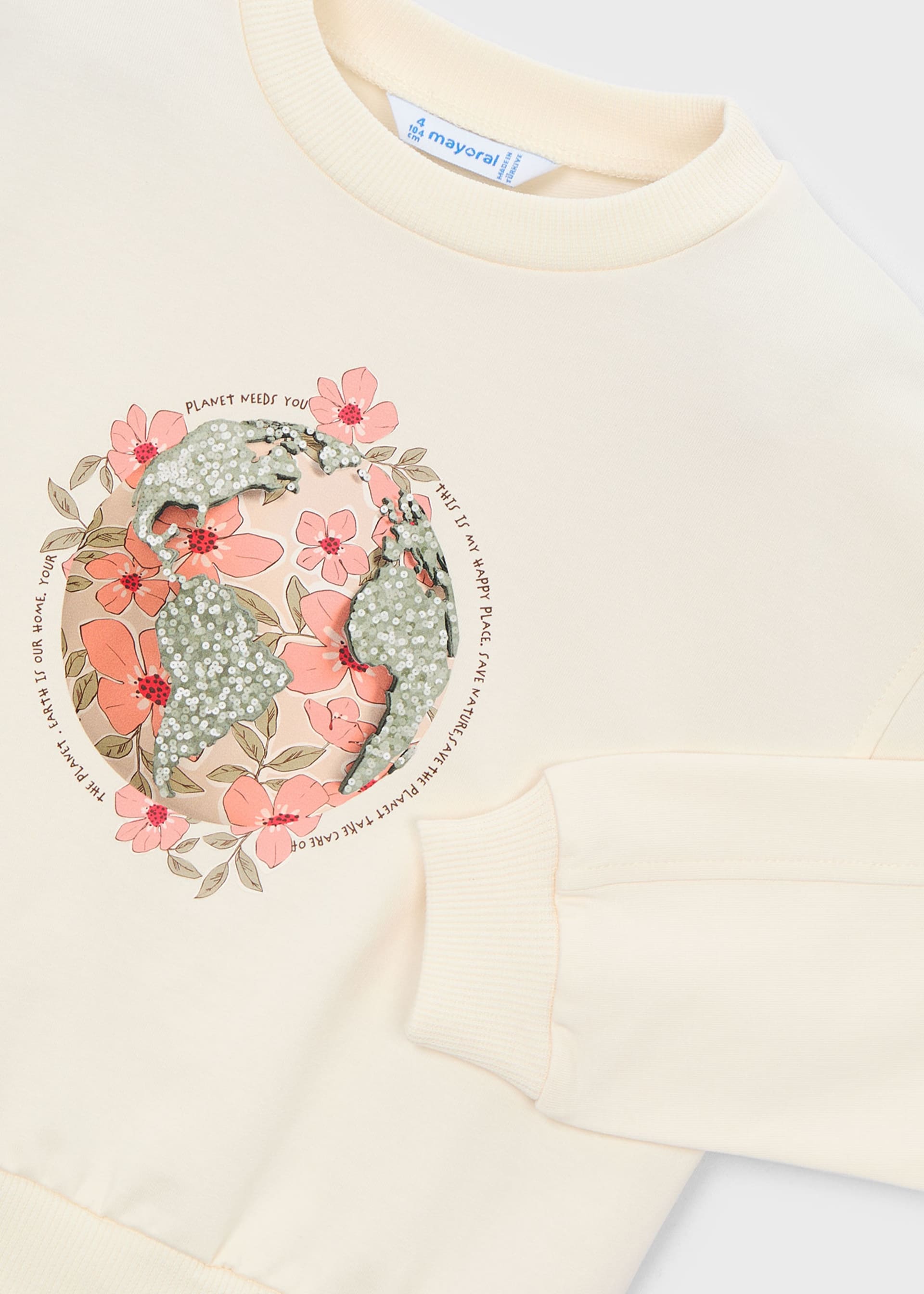 Girls' graphic sweatshirt