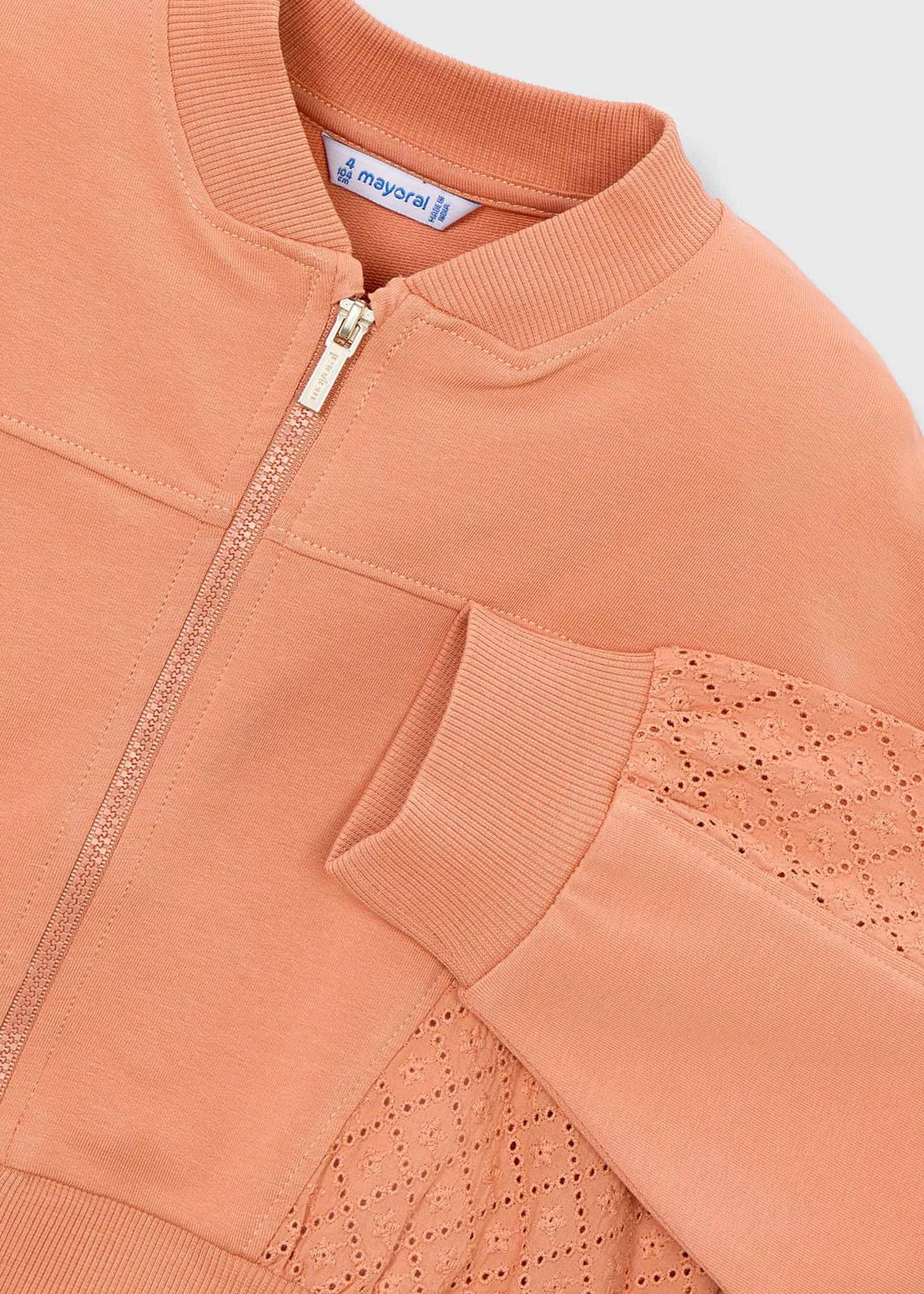 Bluza zapinana na suwak dla dziewczynki