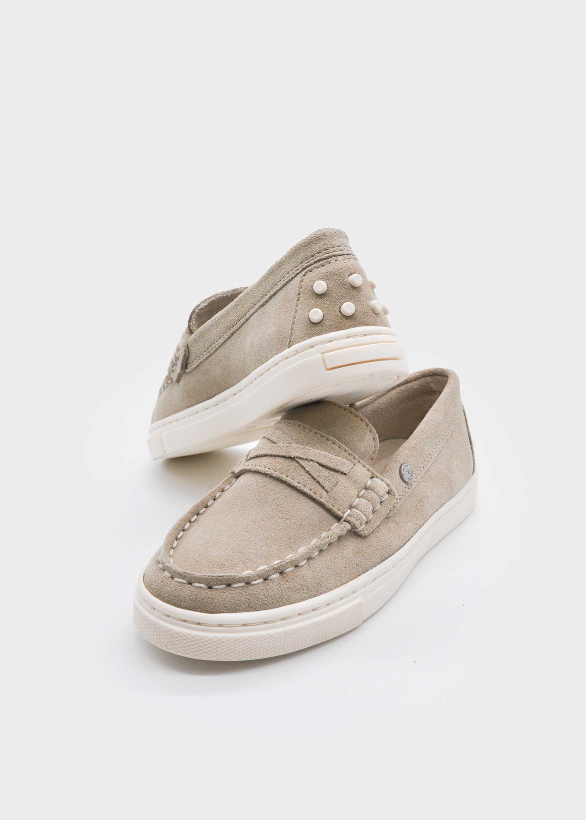 Mocassins en cuir suédé garçon