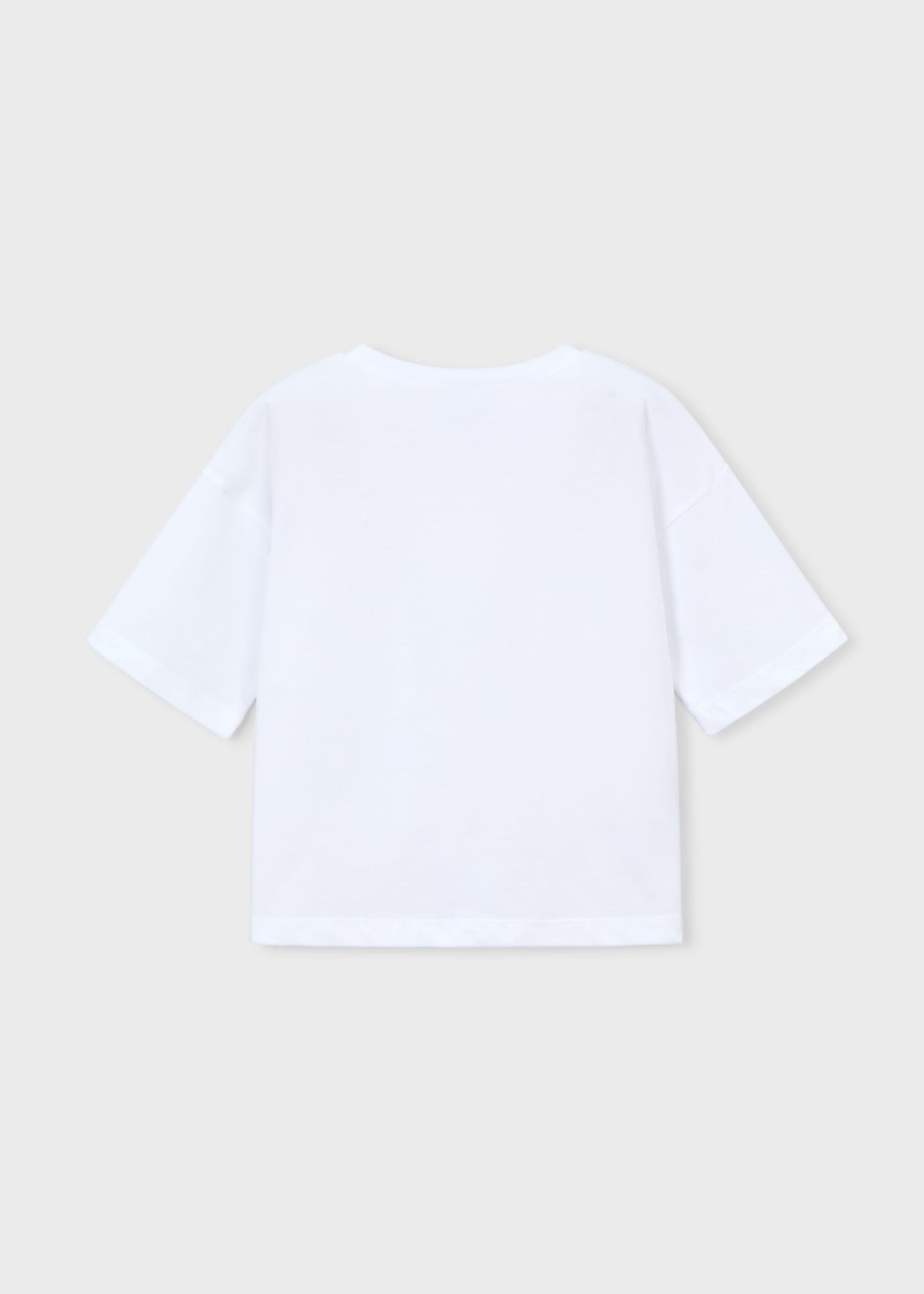 Camiseta hombro caído niña