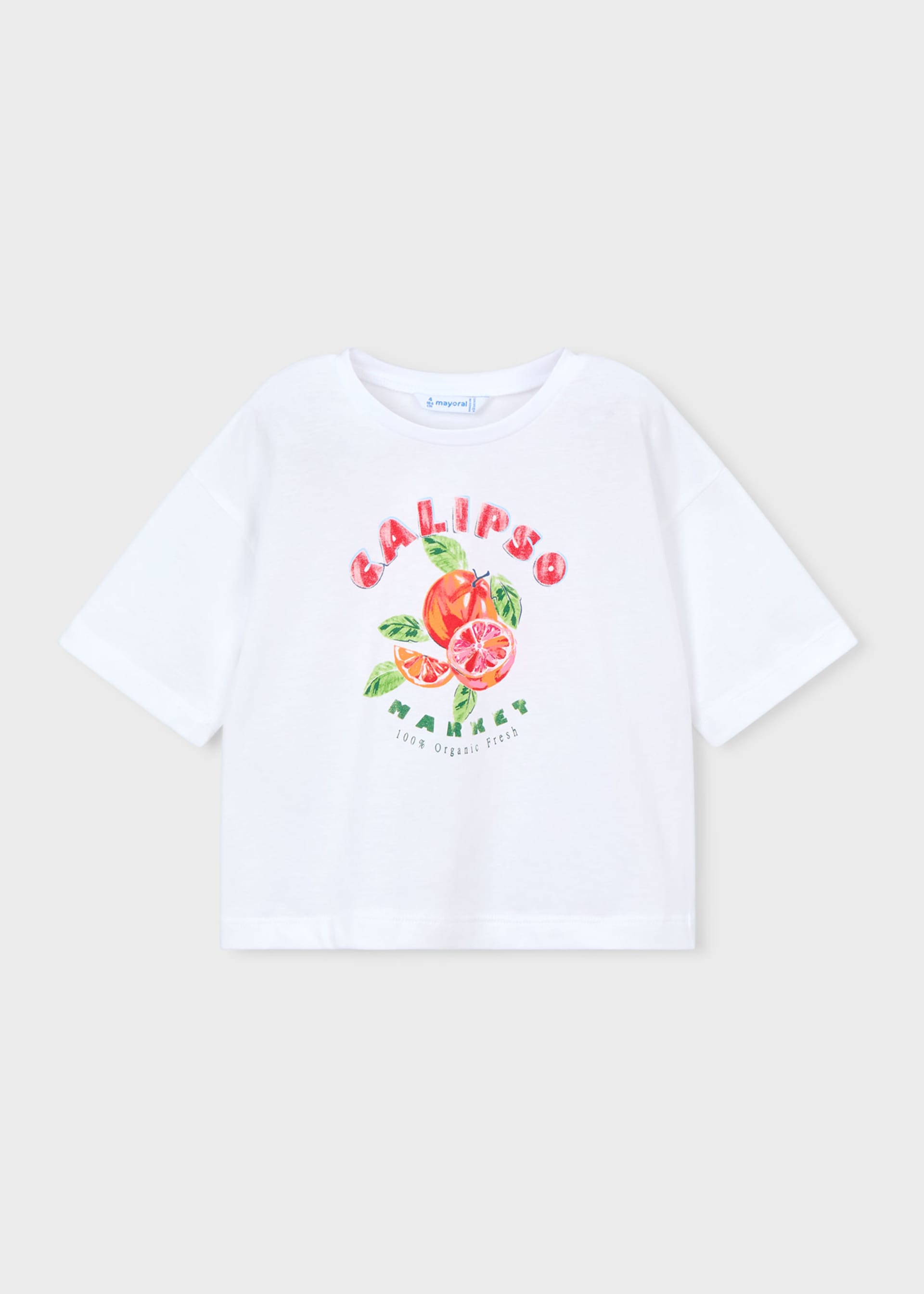 Girl's drop shoulder T-shirt