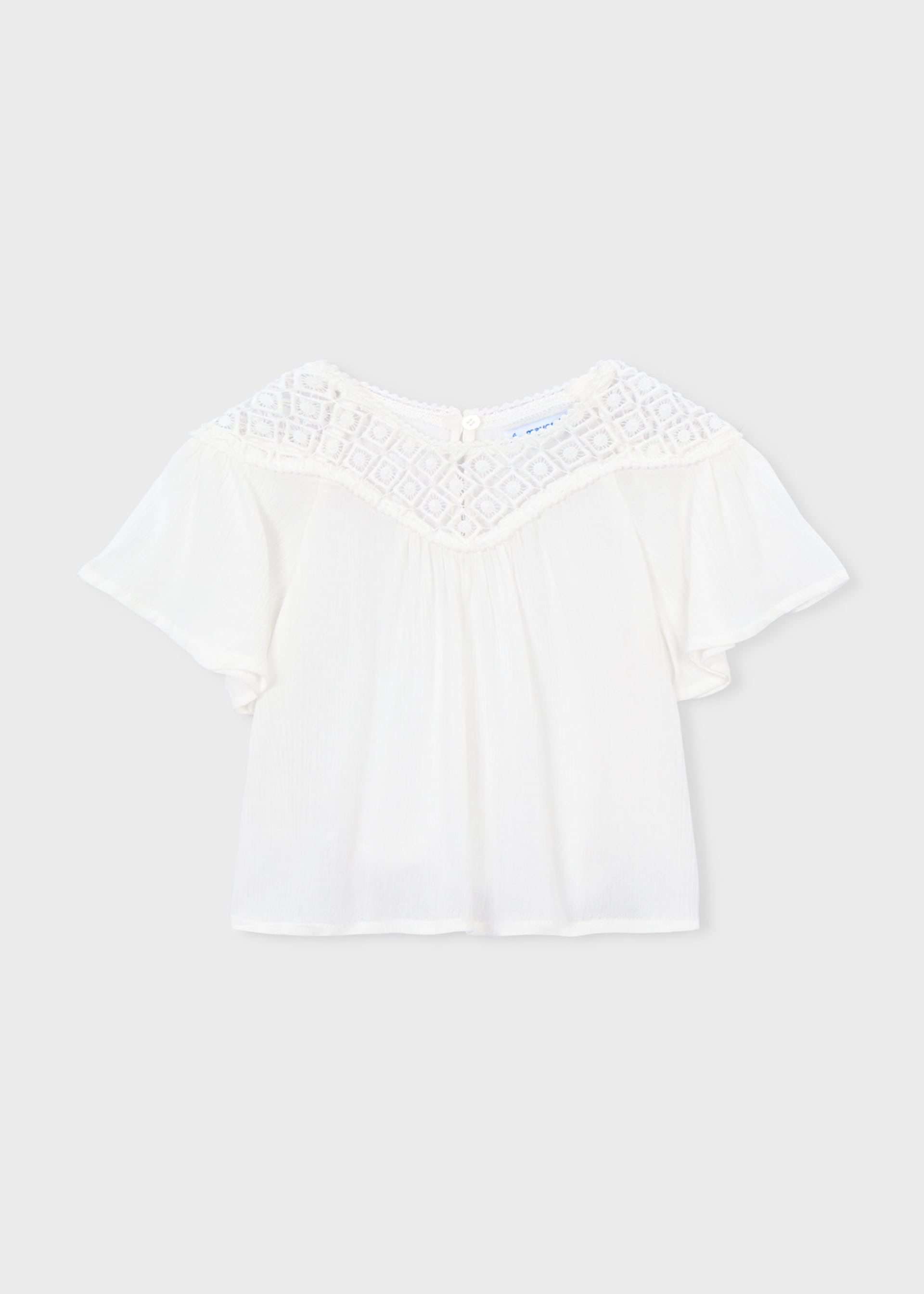 Girl Guipure Blouse