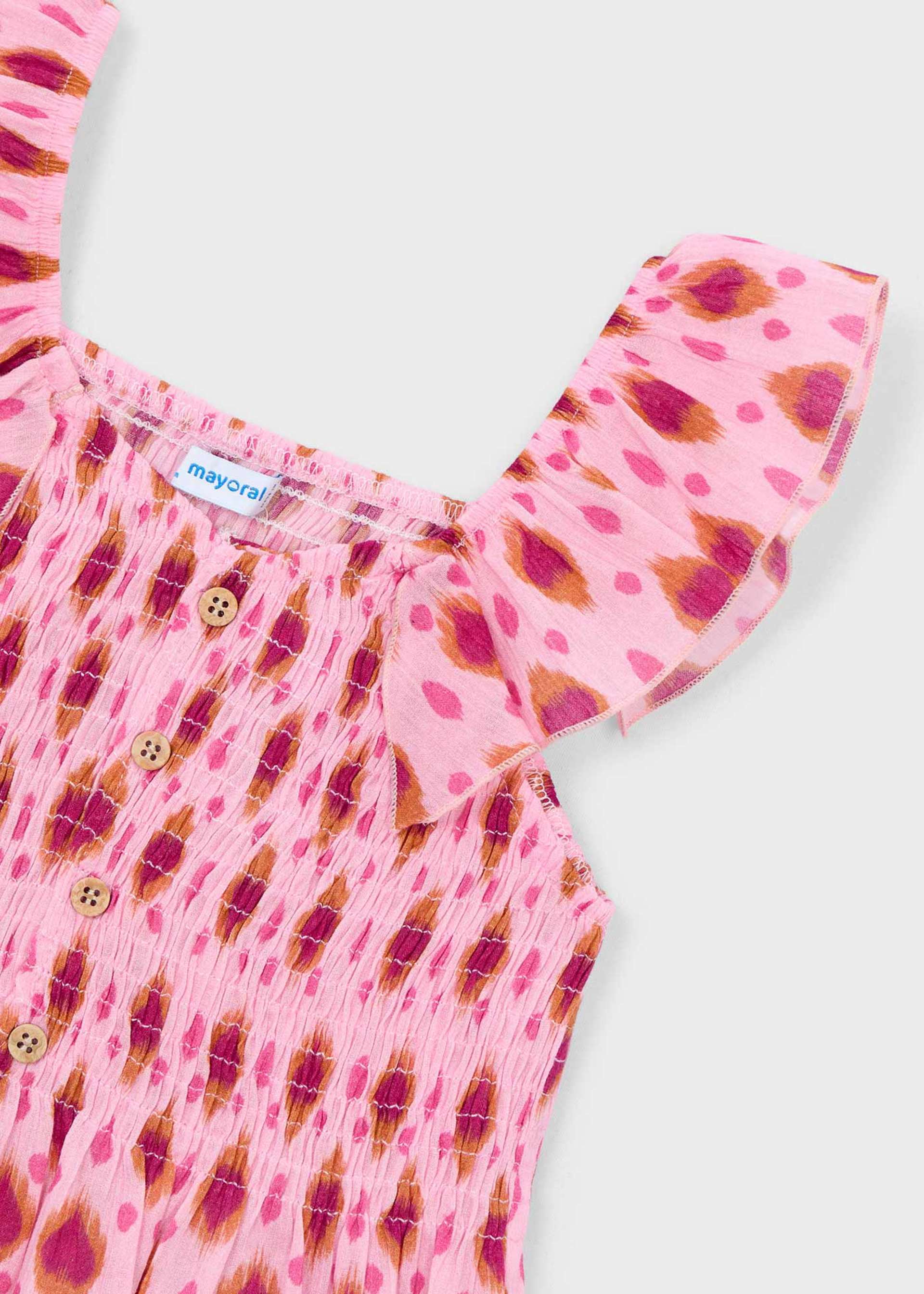 Print bambula top girl