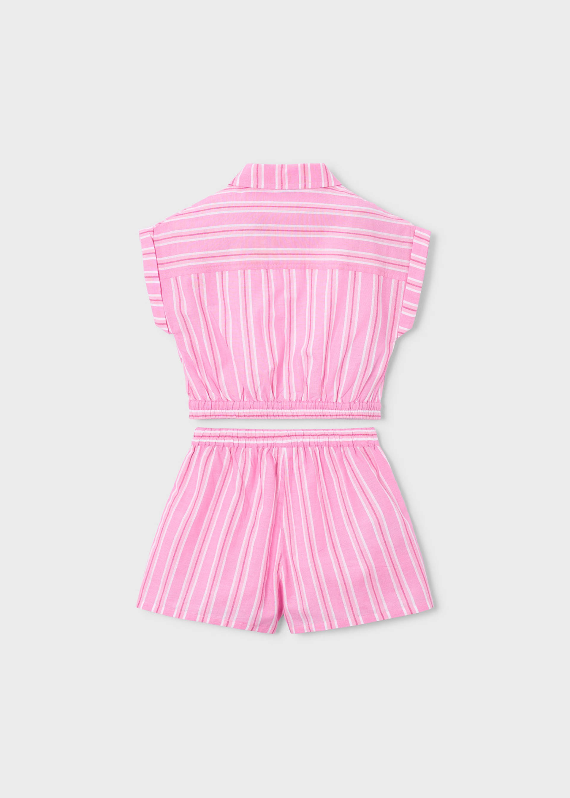 Striped short set girl