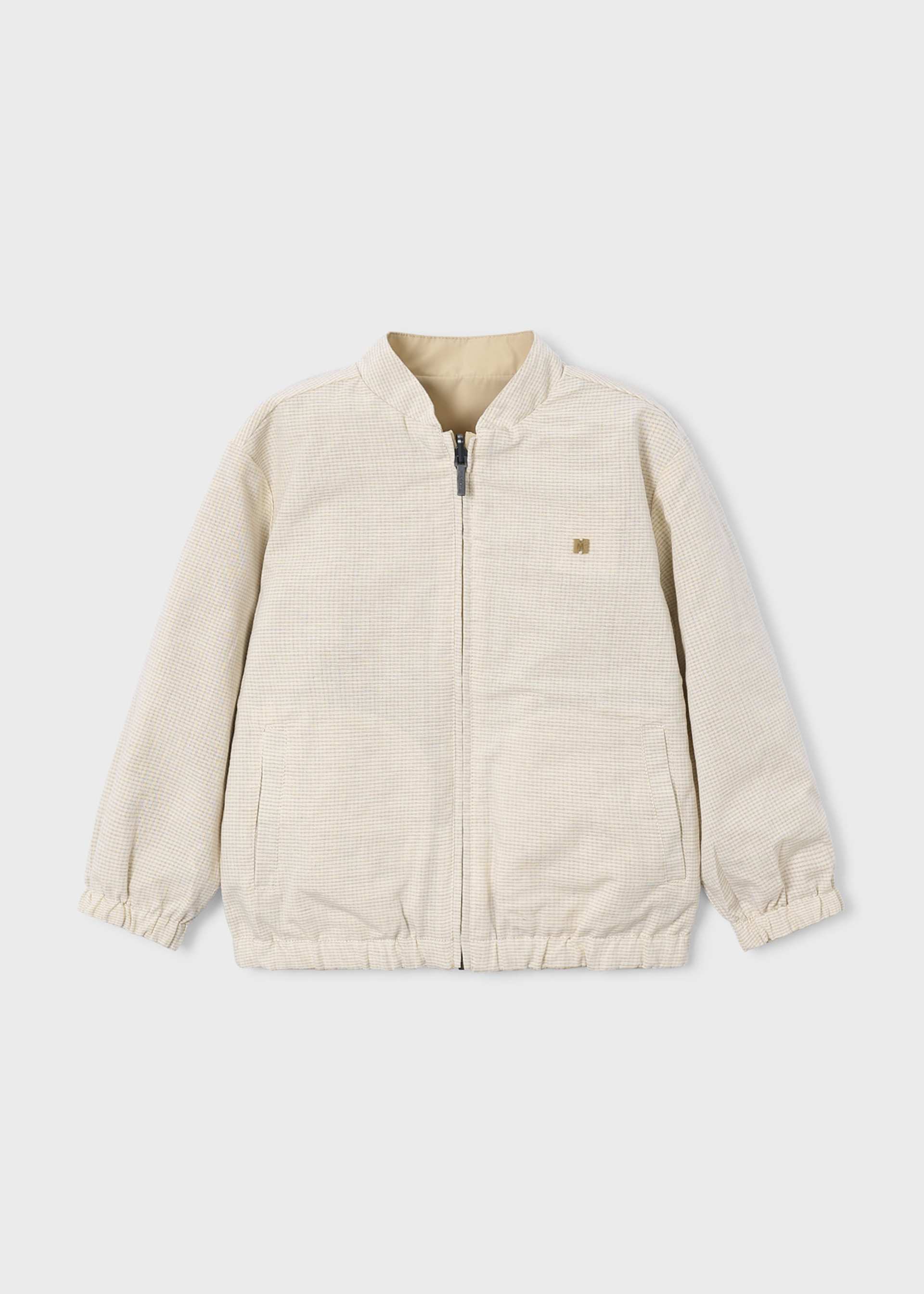 Boy Reversible Linen Windbreaker