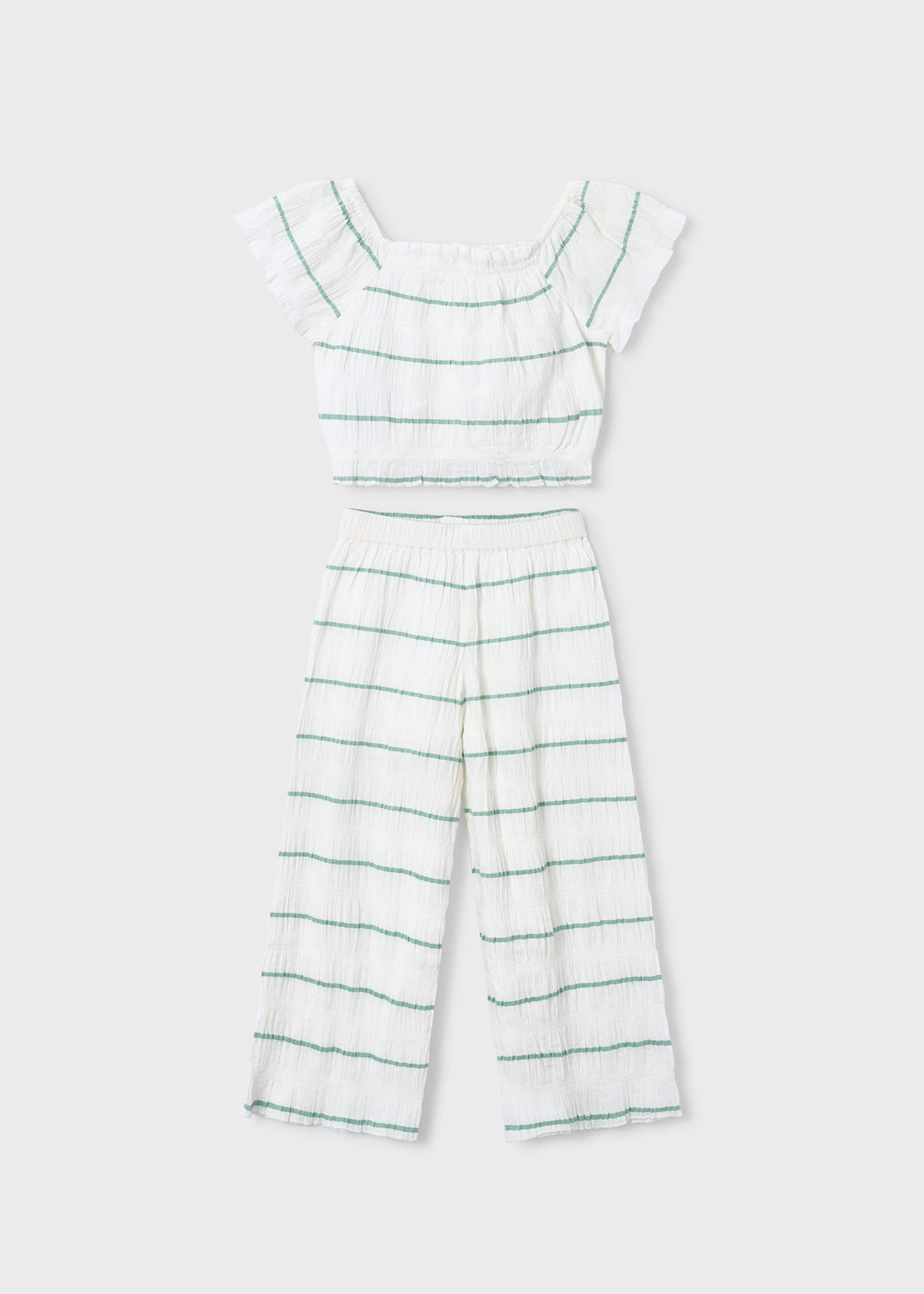 Girl Striped Pants and Top Set