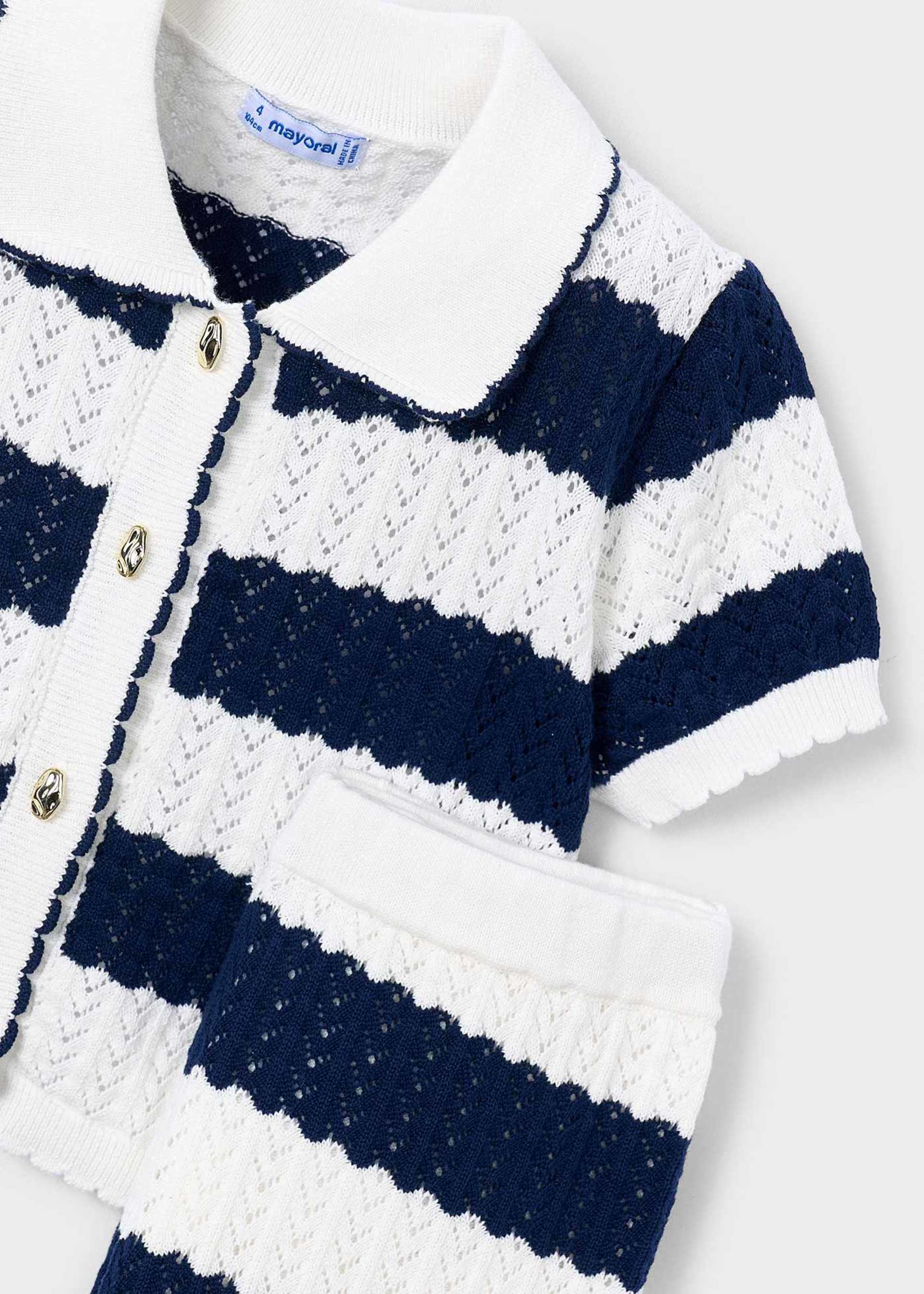 Ensemble cardigan et pantalon fille