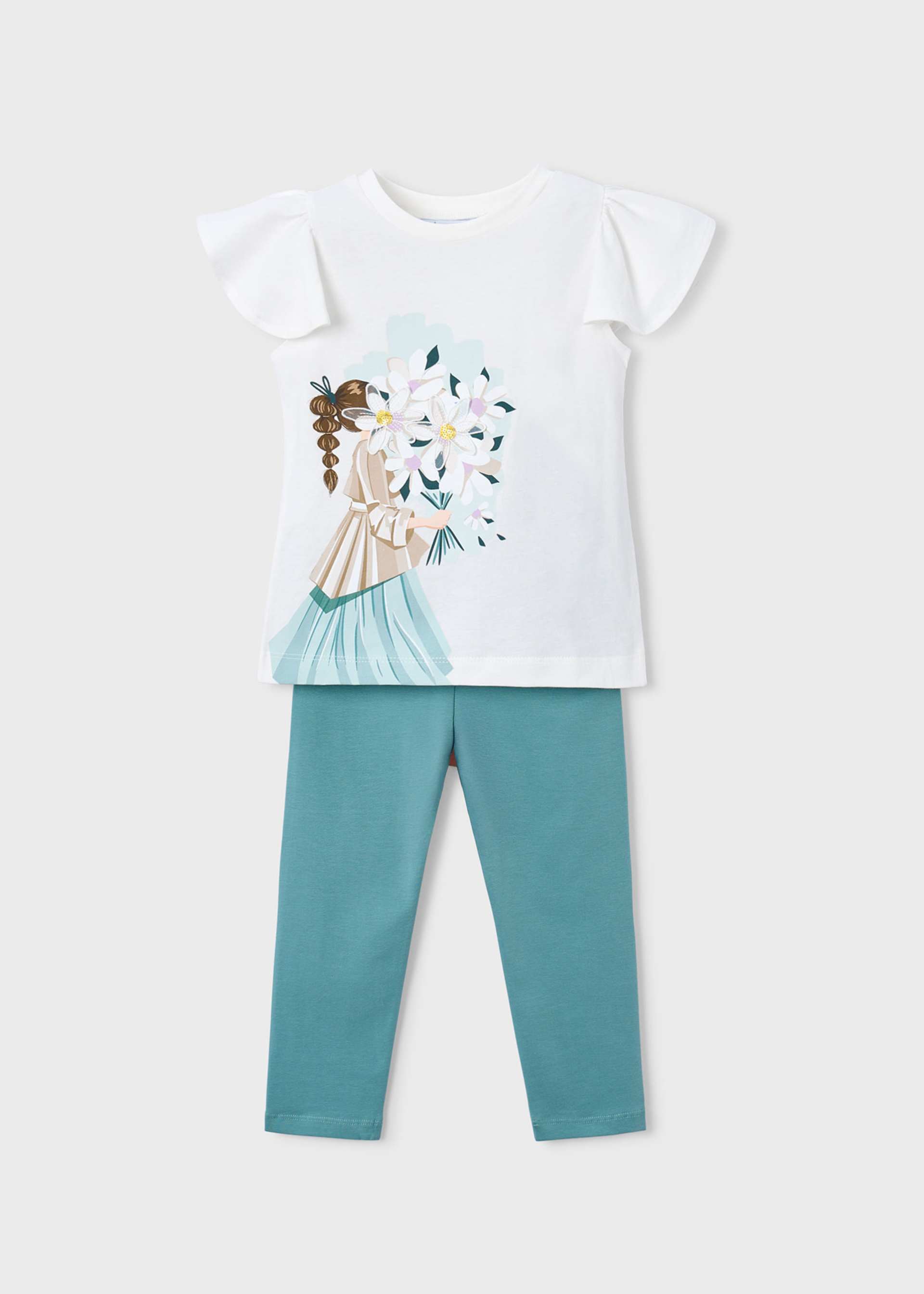 Set Leggings und T-Shirt Puppe Mädchen