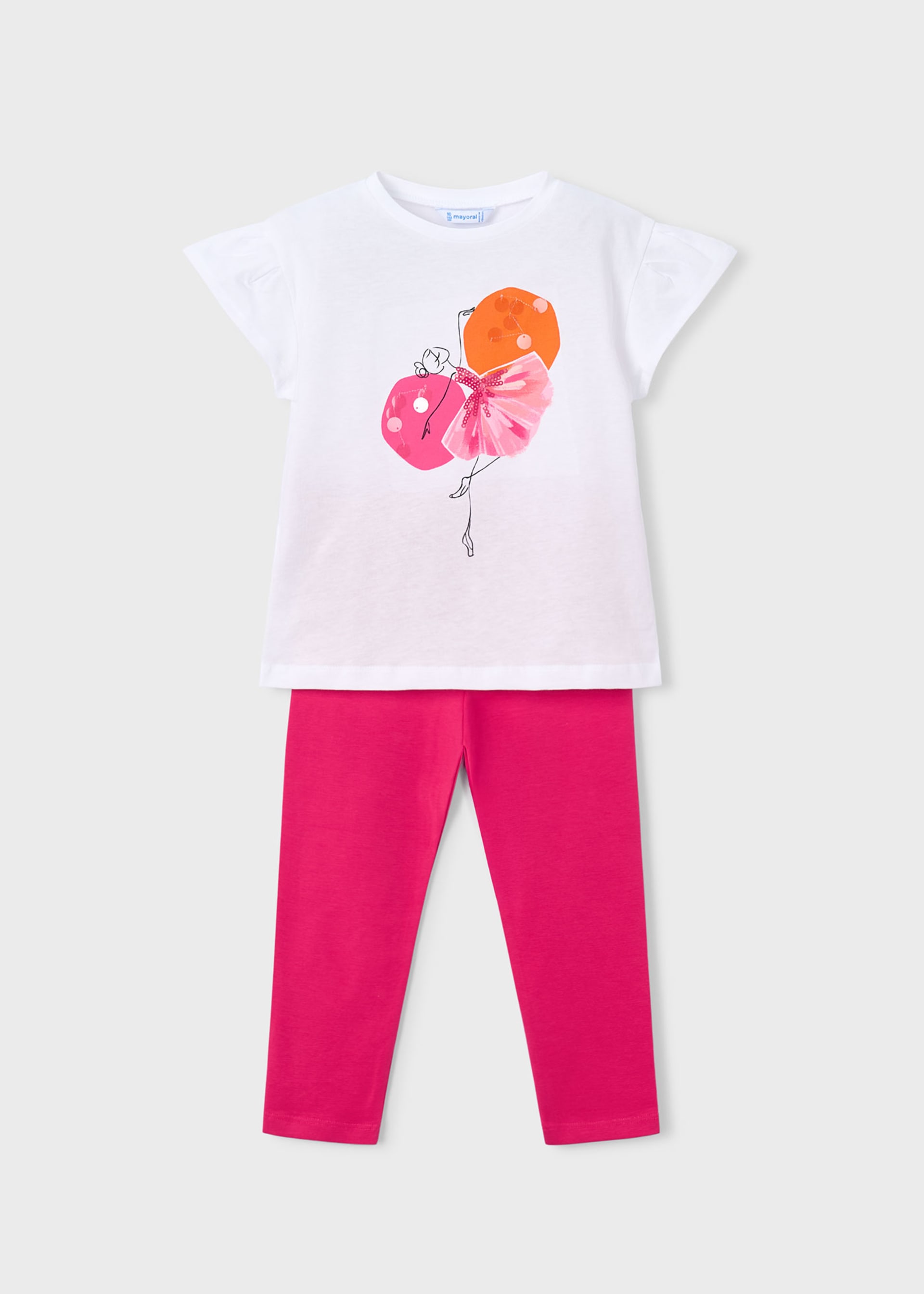 Girl Leggings and T-shirt Set
