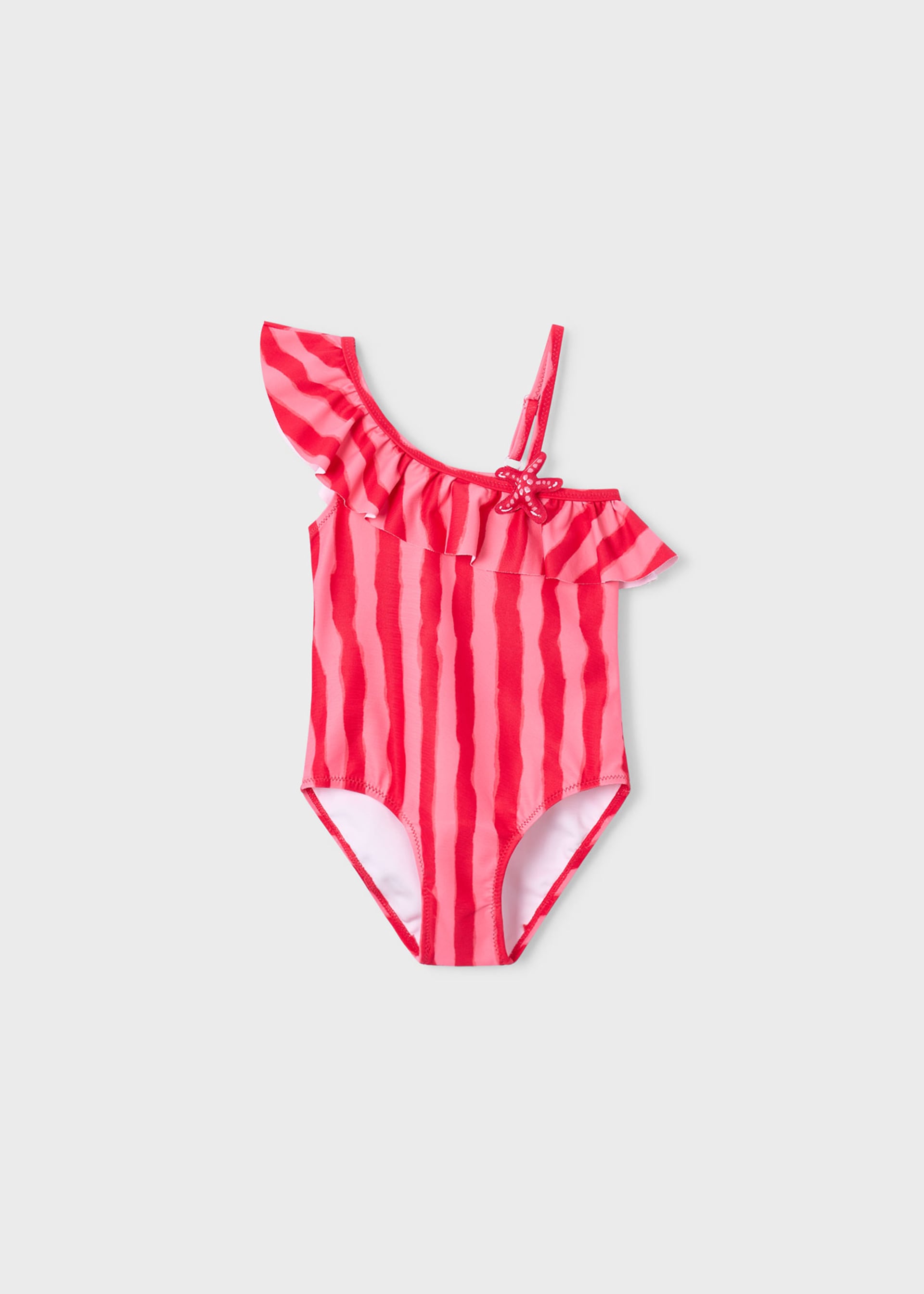 Asymmetrical swimsuit for girls