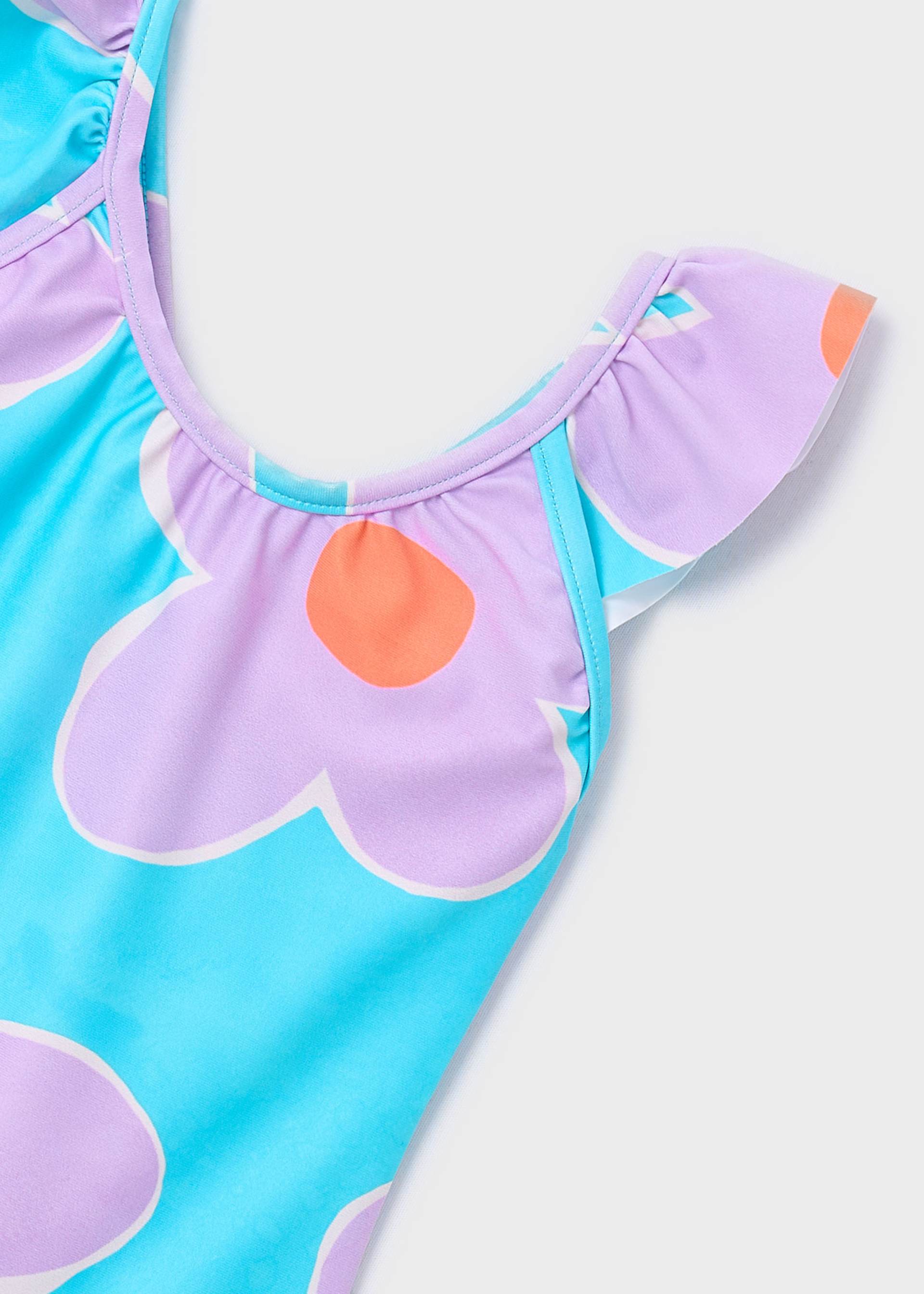 Traje de baño holanes estampado niña