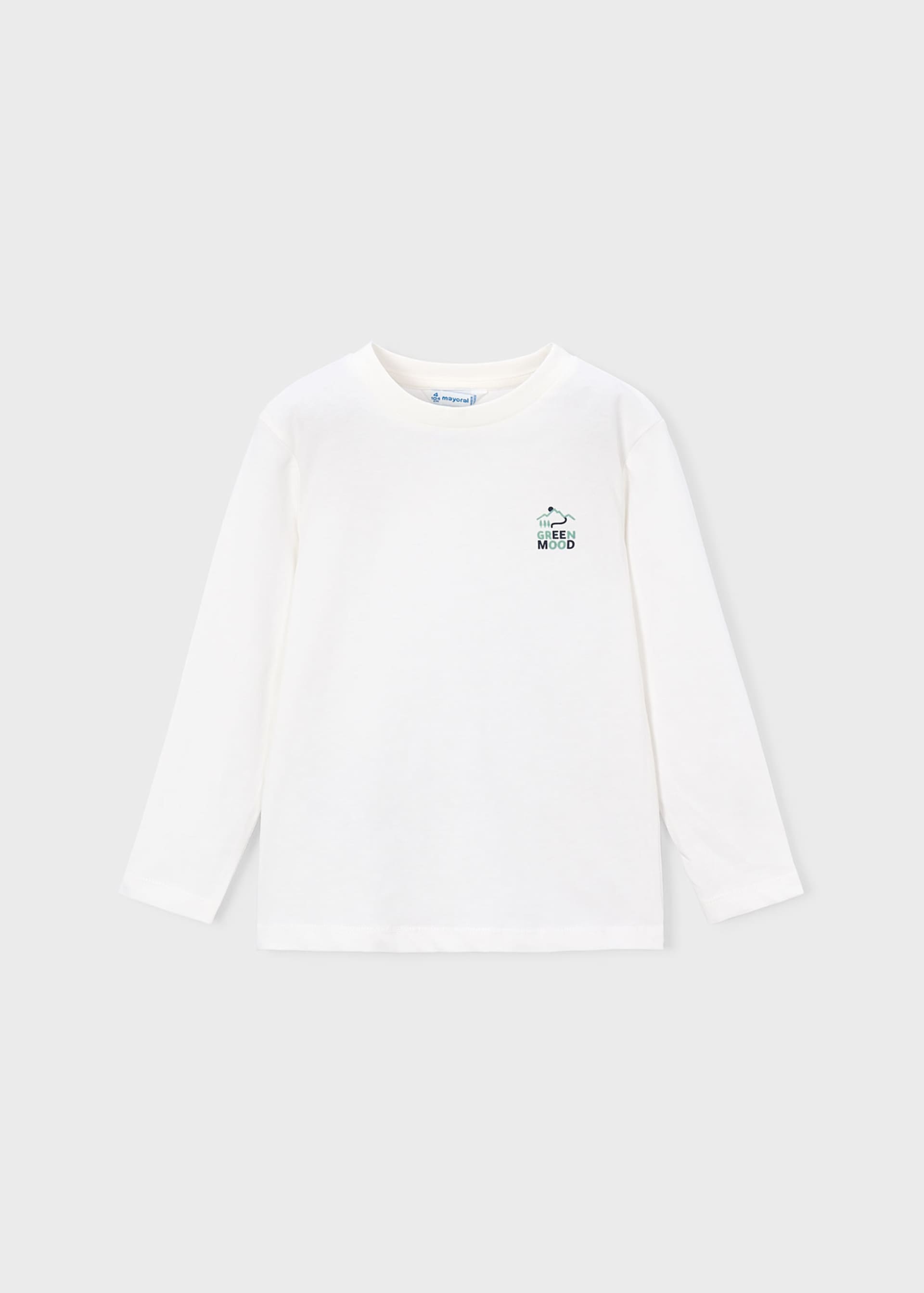 Playera flocado montaña niño