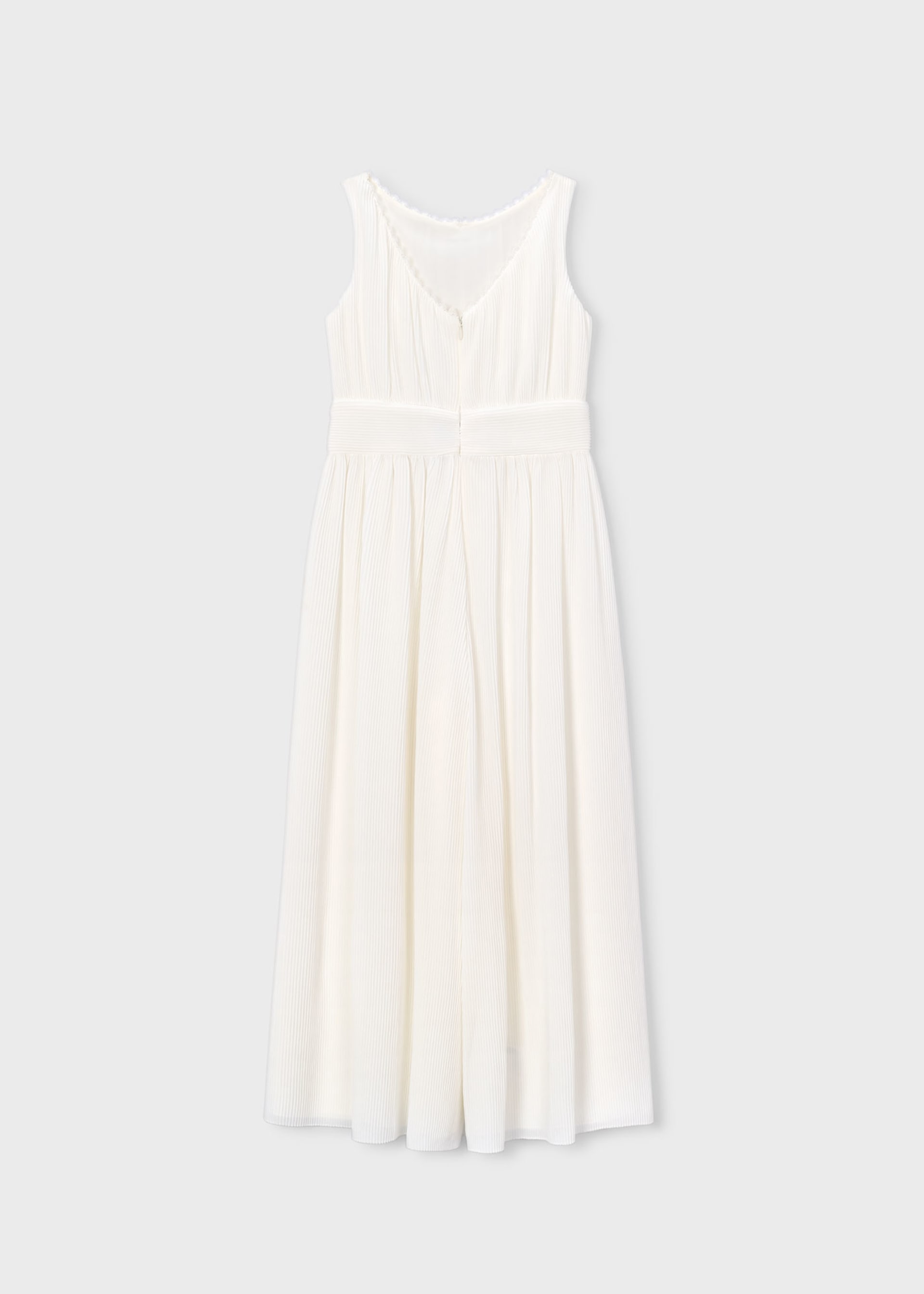 Pleated communion dress