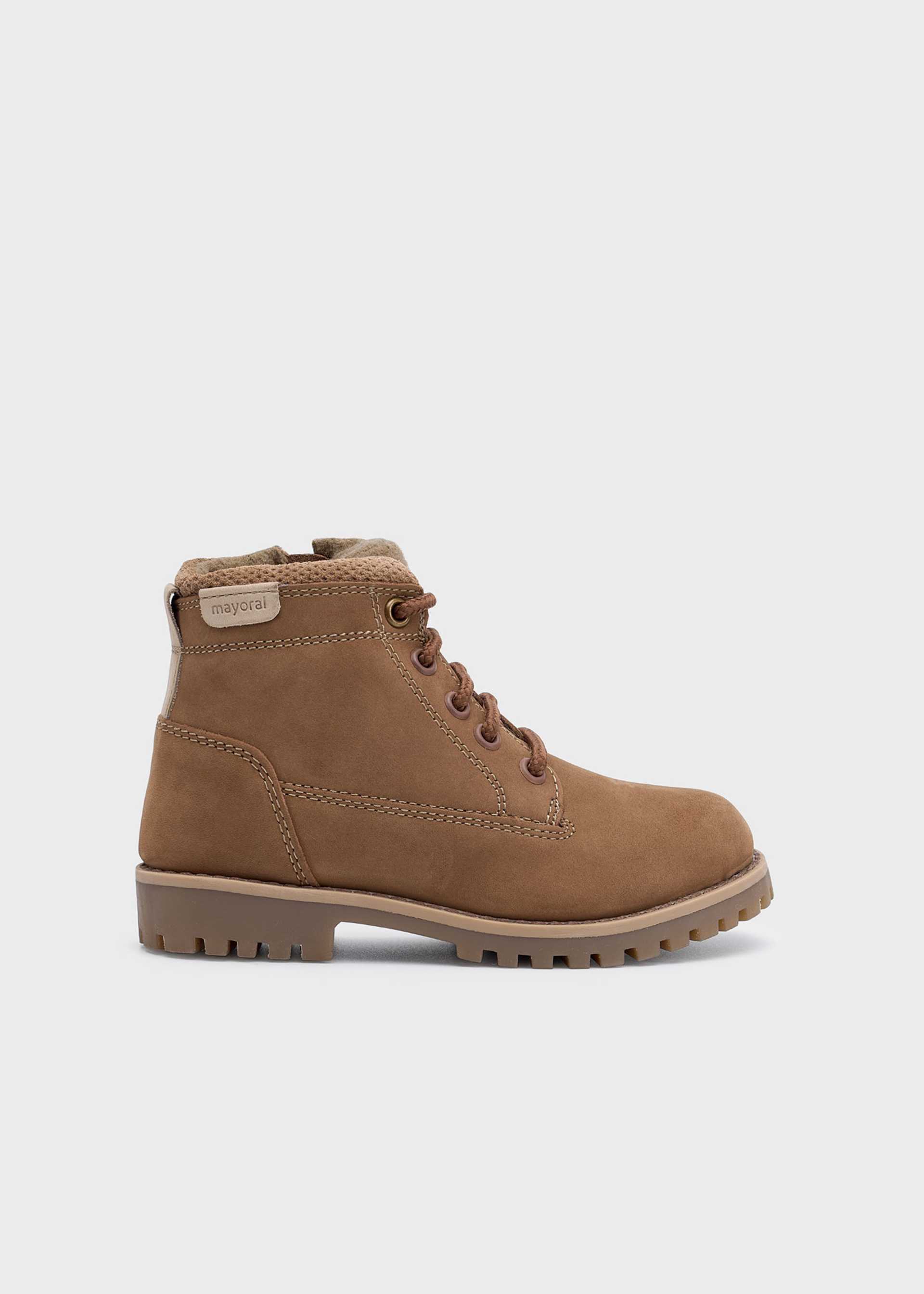 Bottines de montagne en nubuck garçon