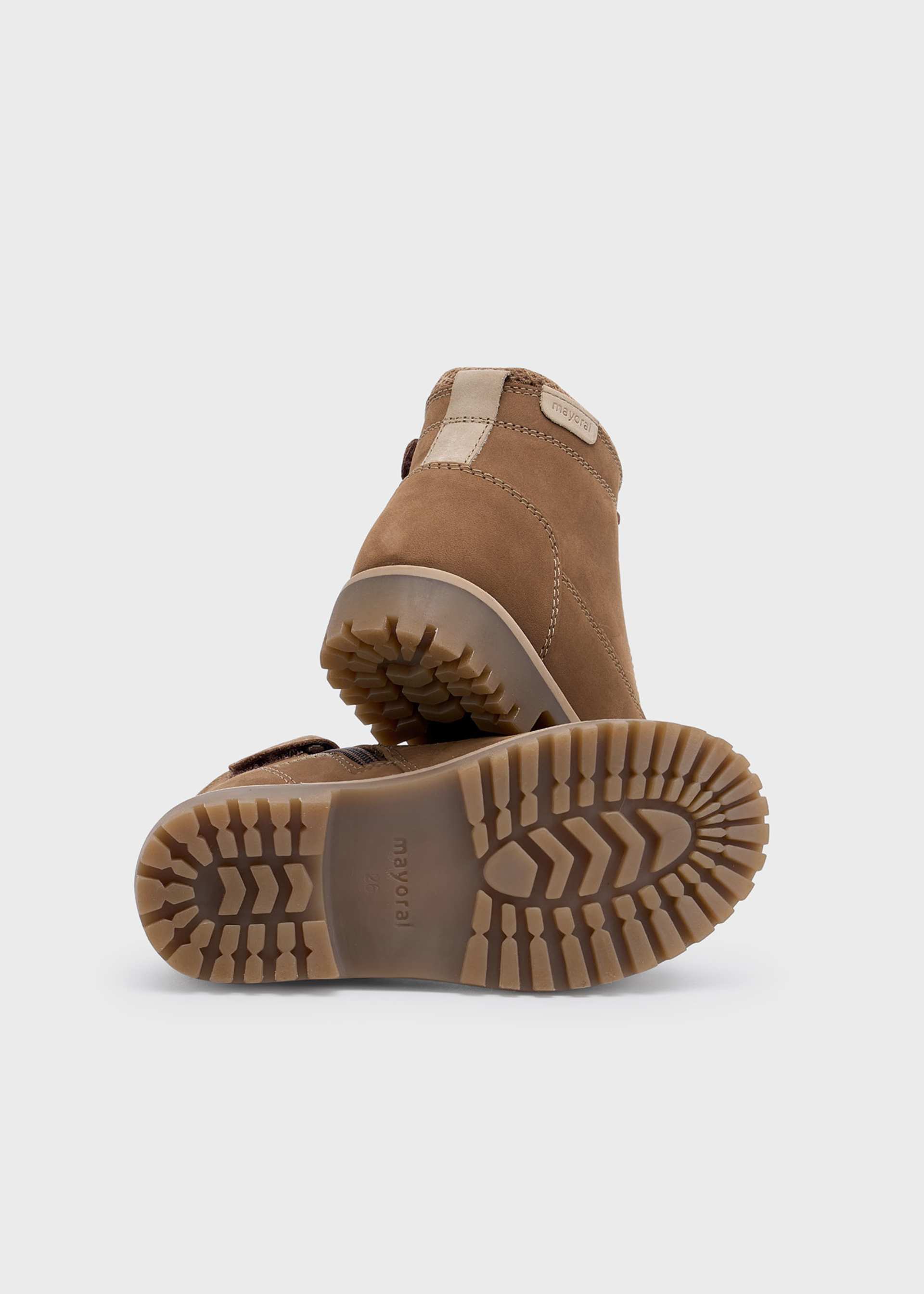 Bottines de montagne en nubuck garçon