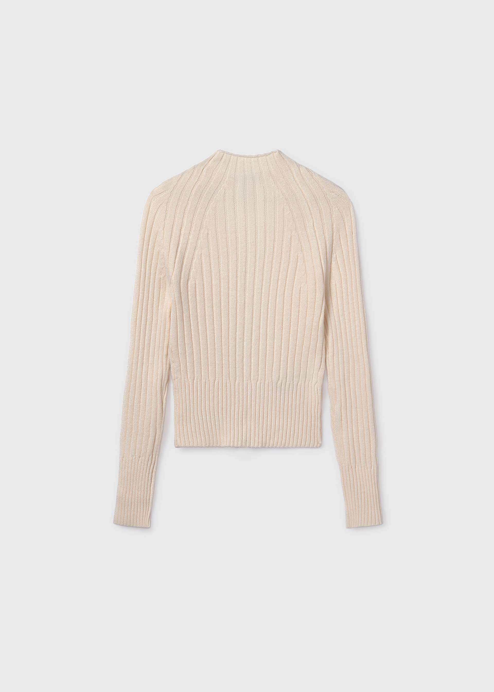 Girl Zip Up Knit Sweater