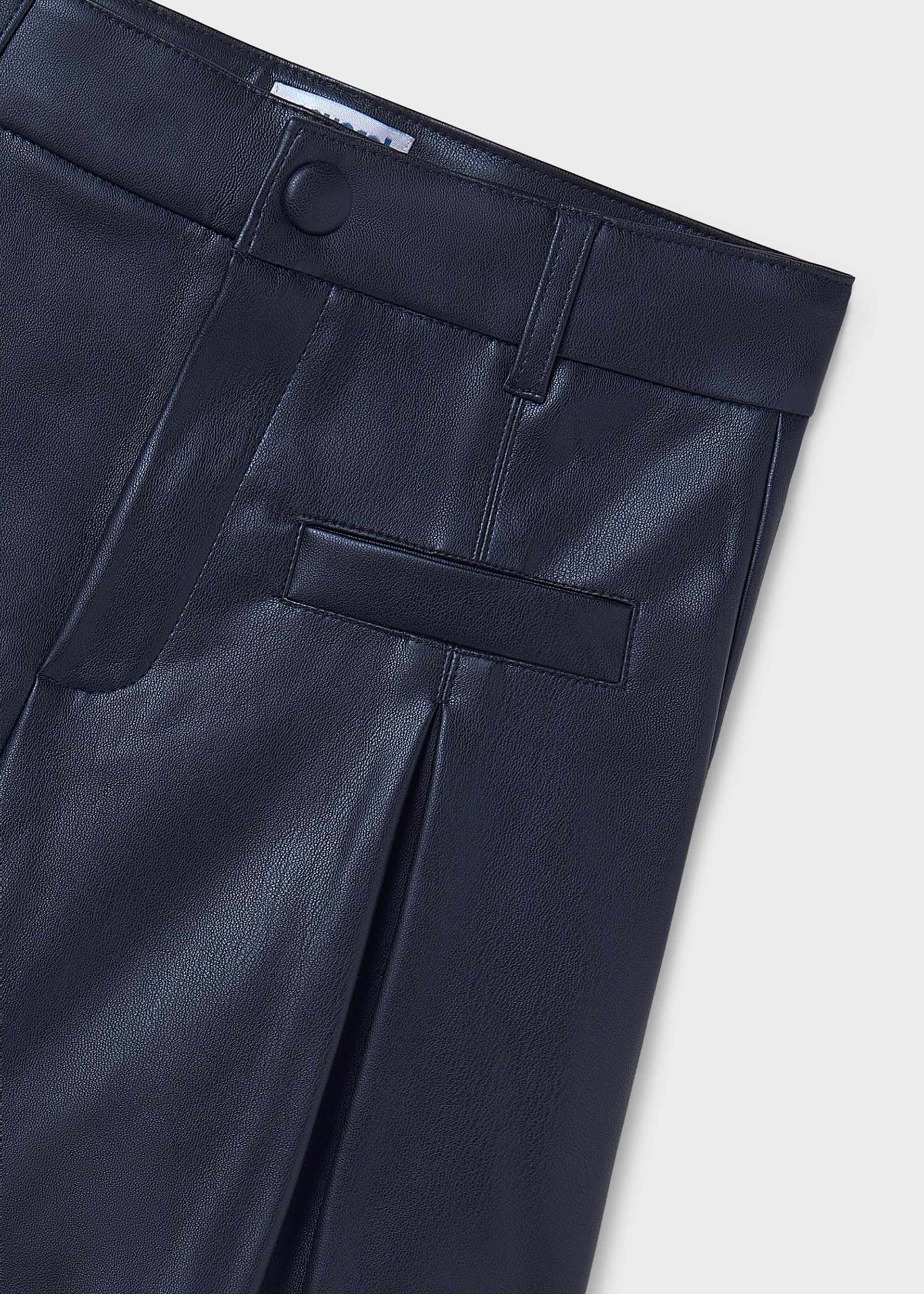 Girl Faux Leather Shorts