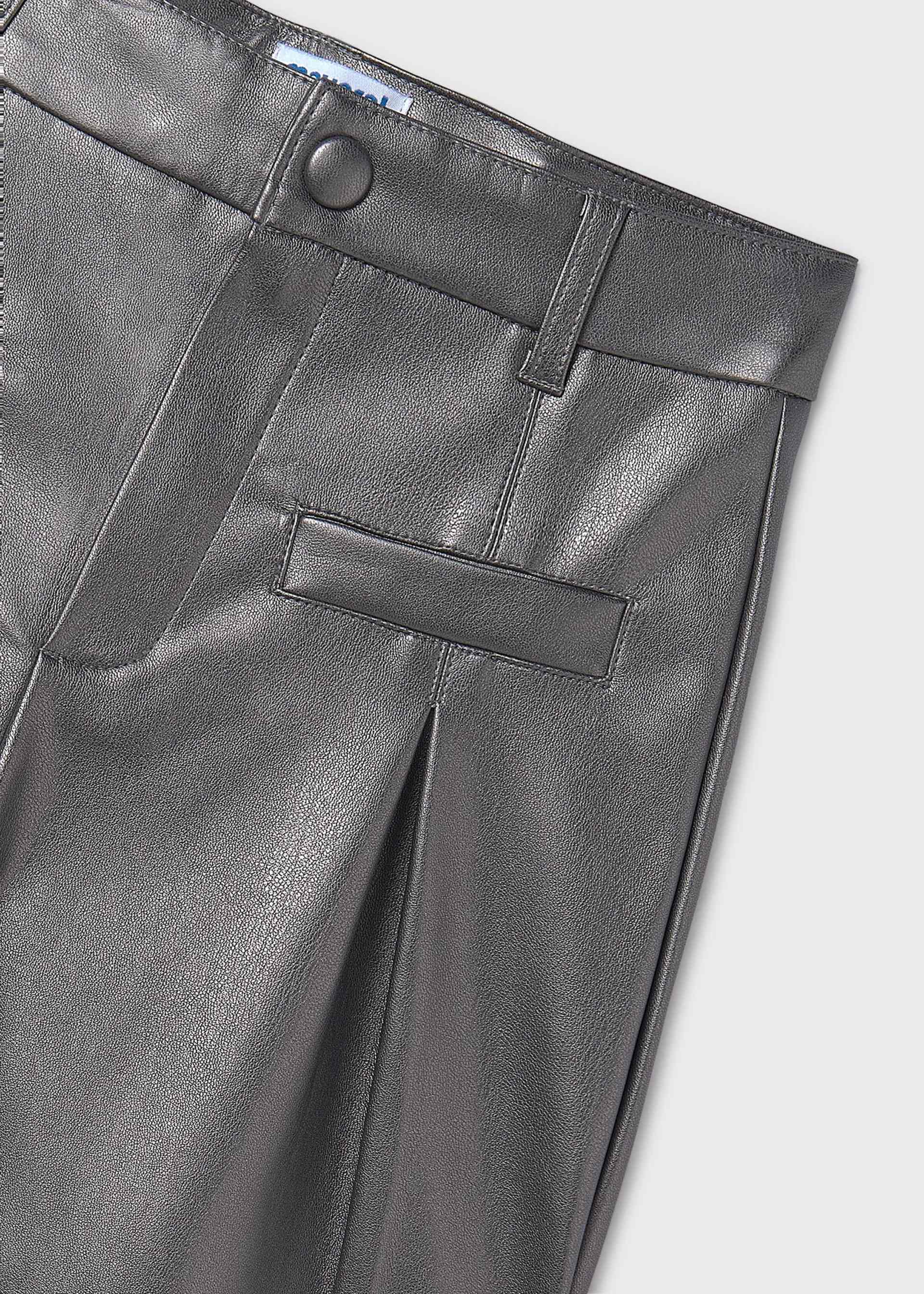 Pantalón corto polipiel chica