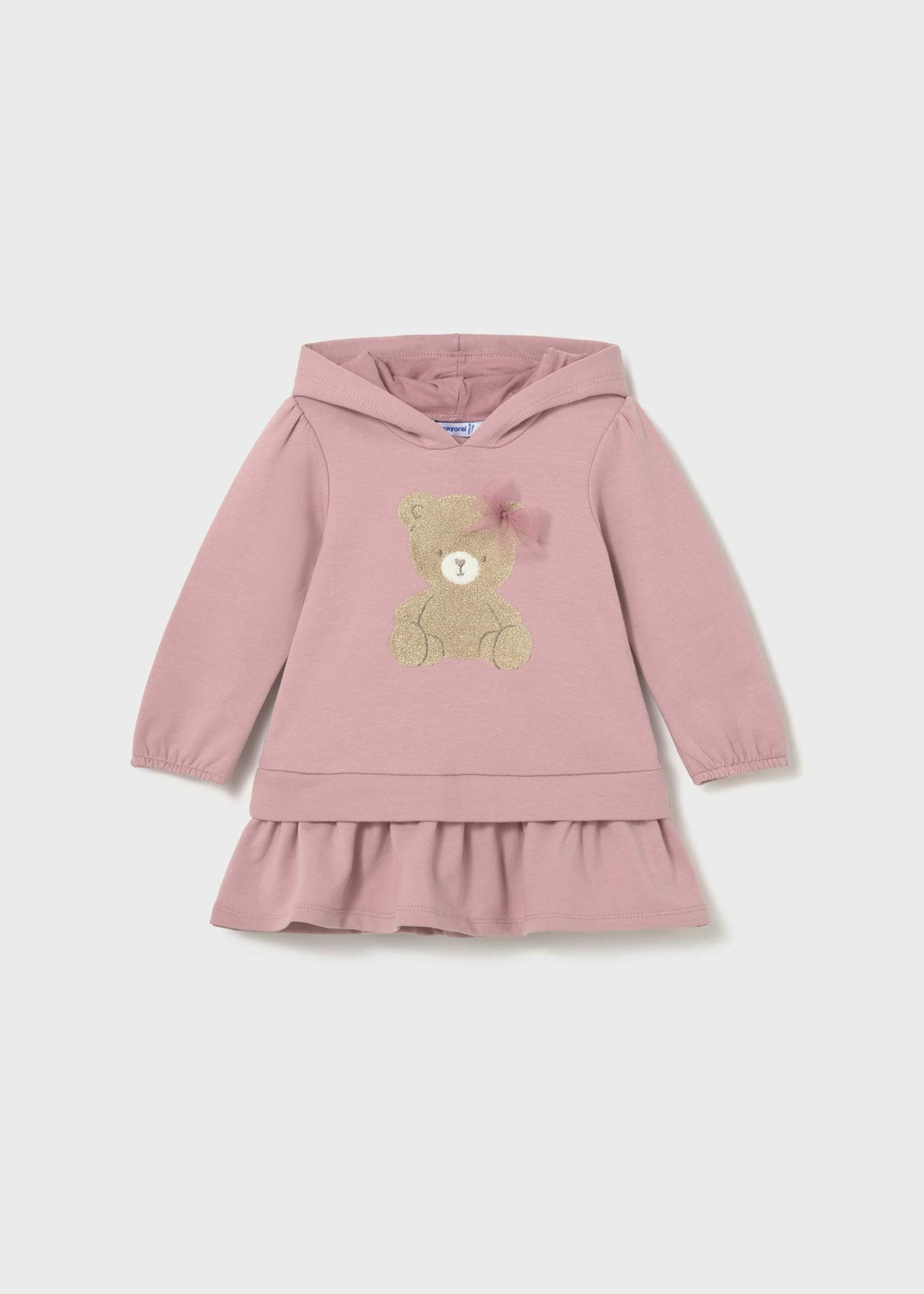 Robe en molleton à capuche bébé