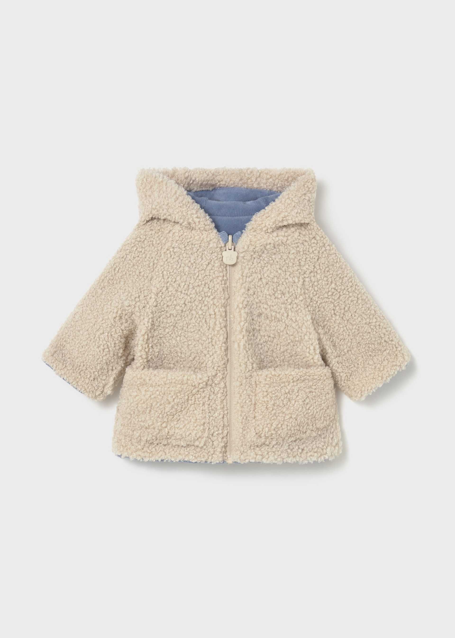 Newborn reversible sheepskin coat