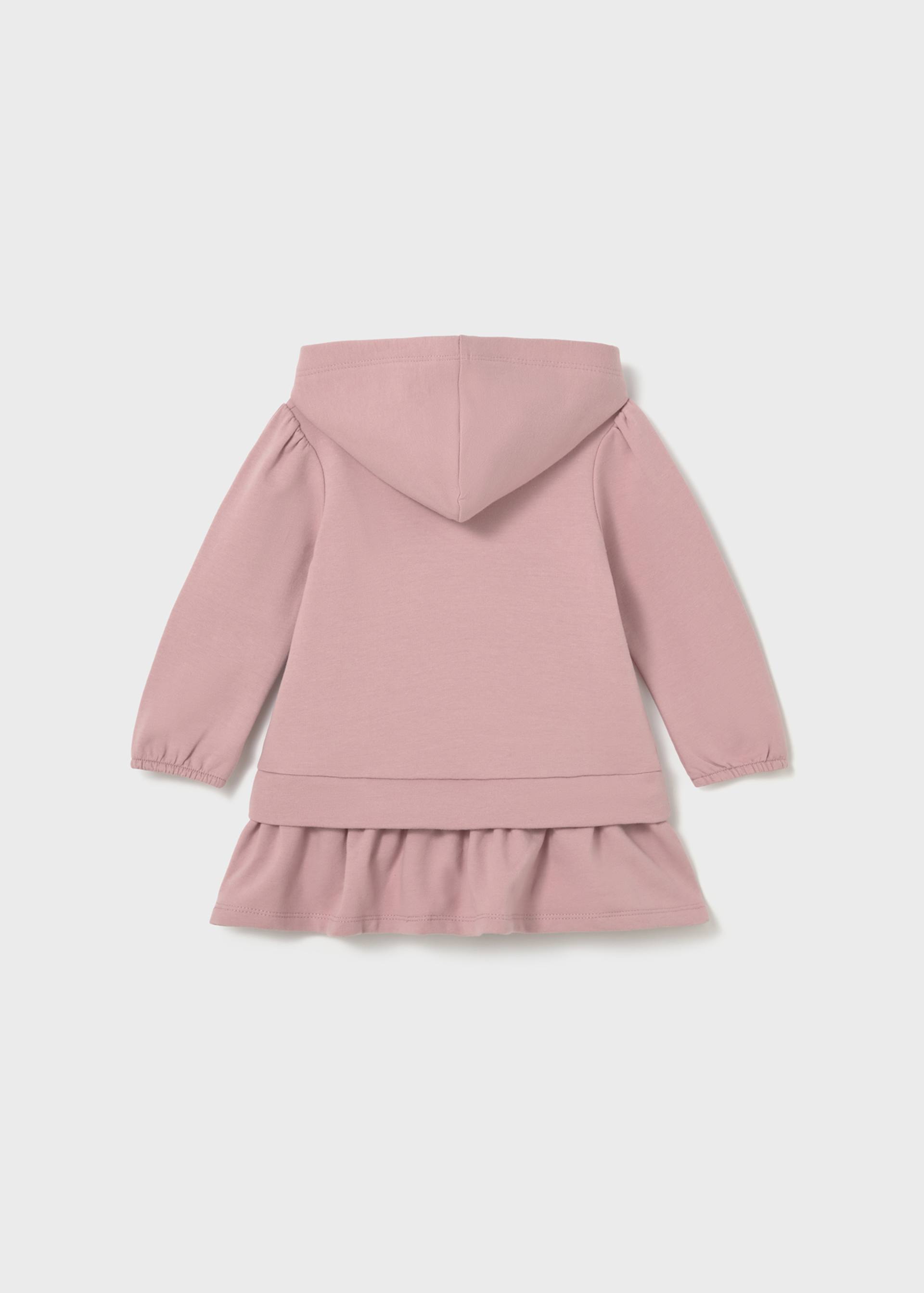 Robe en molleton à capuche bébé
