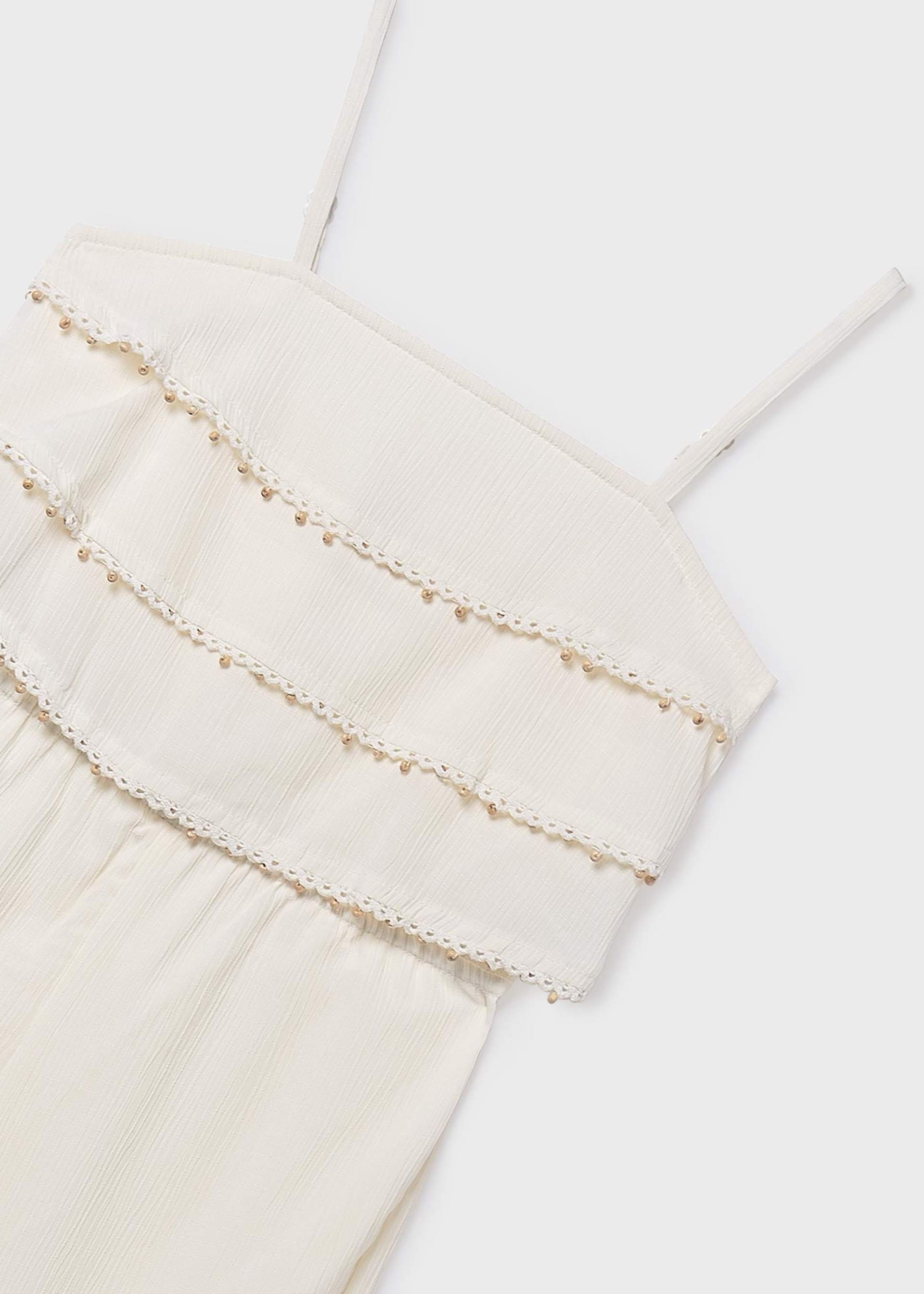 Girl Ruffled Jumpsuit