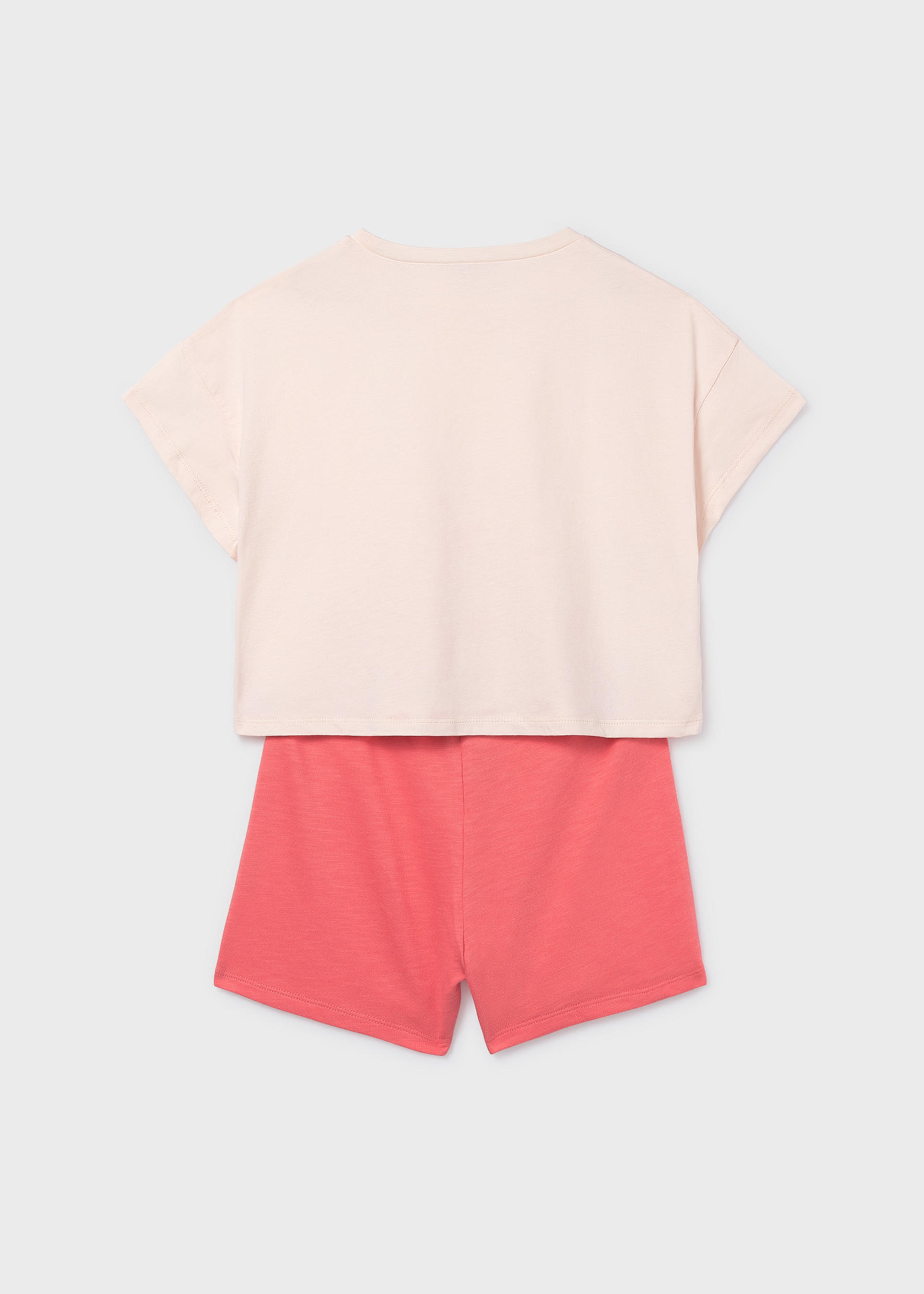 Girl's shorts and T-shirt set