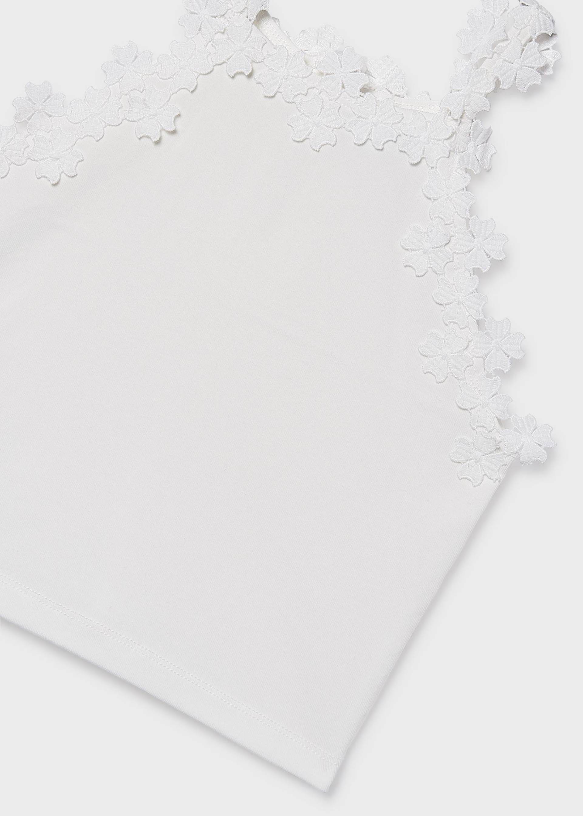 Floral tank top girl