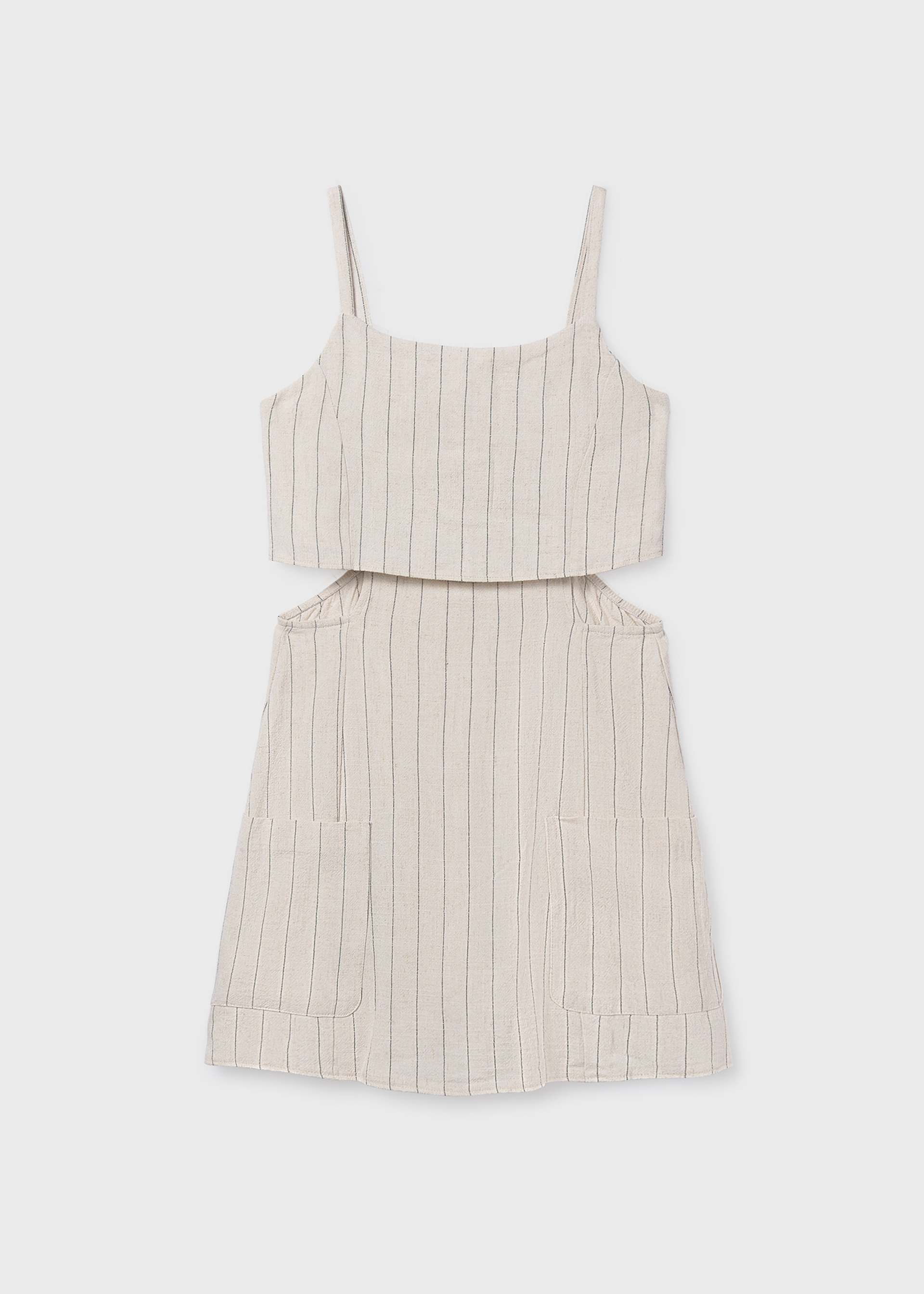Short jumpsuit with slits for girls
