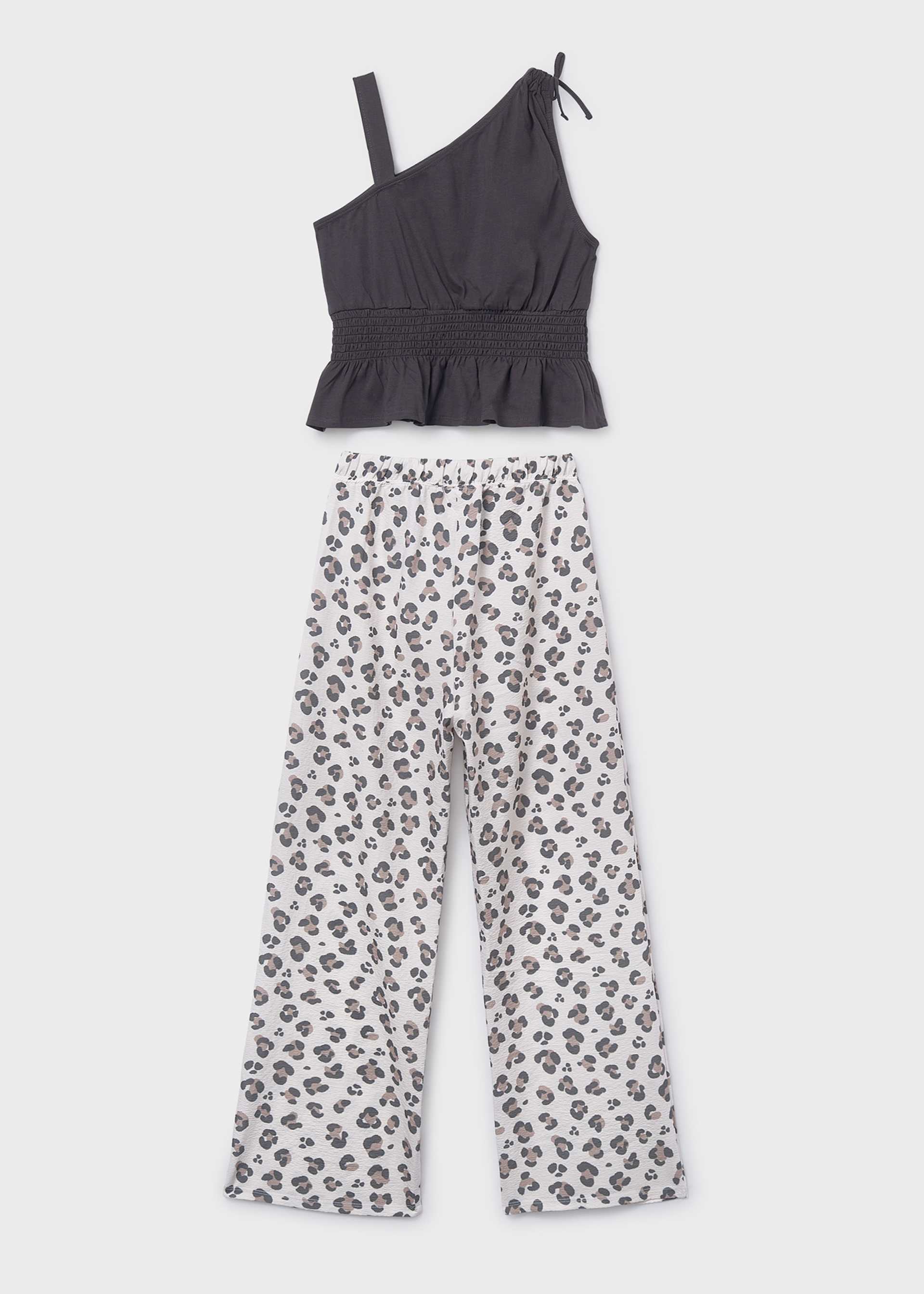 Girl Printed Pants and Top Set