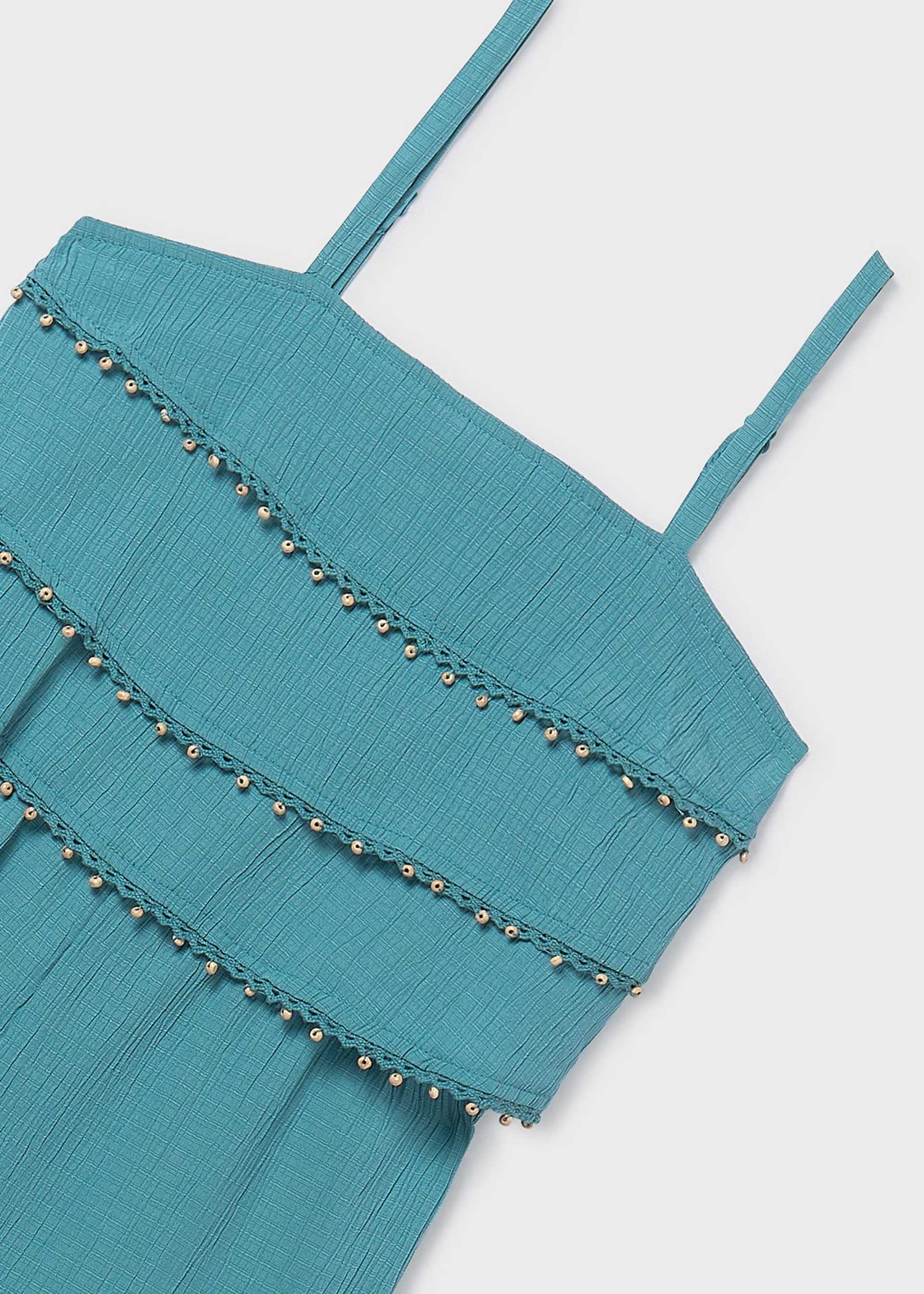 Girl Ruffled Jumpsuit