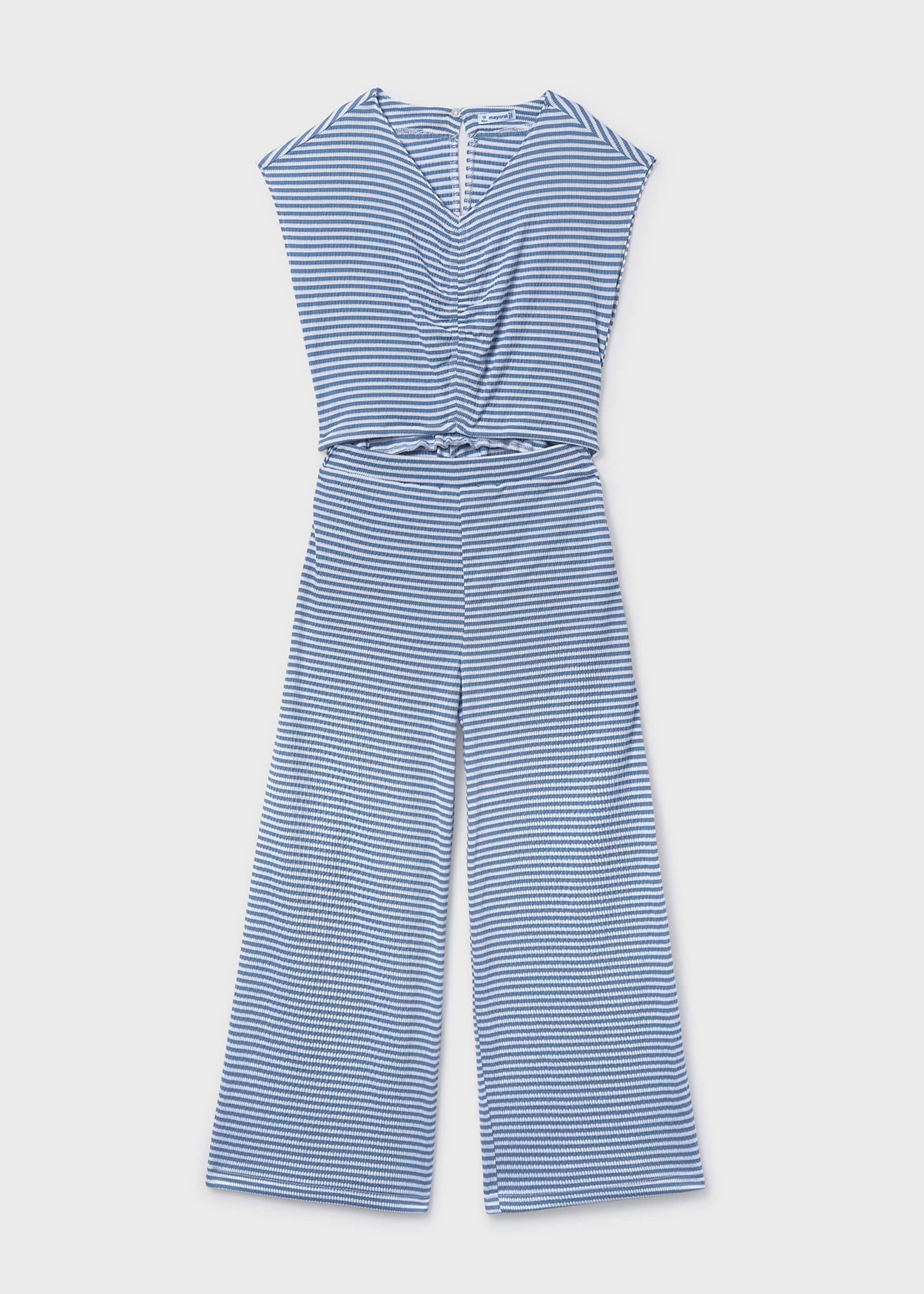 Girl Striped Jumpsuit