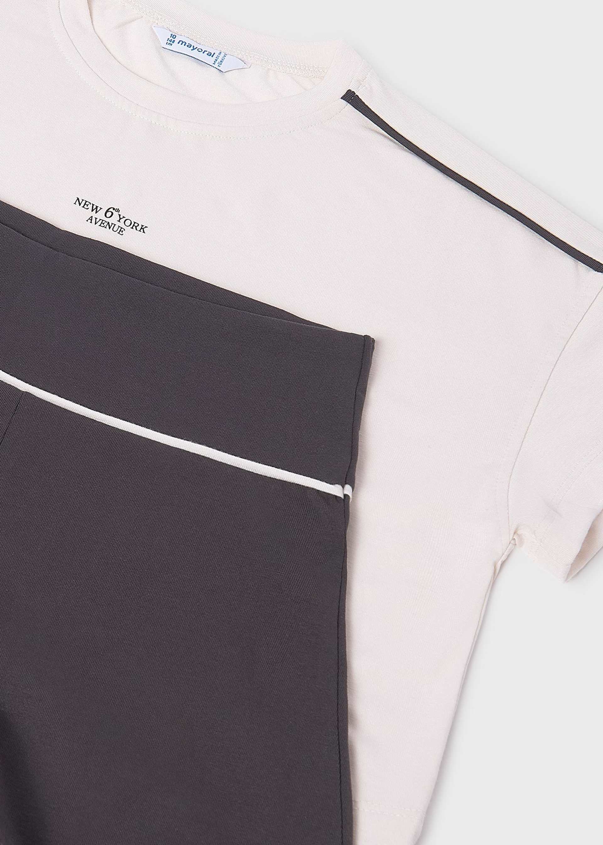 Ensemble short et t-shirt en maille fille