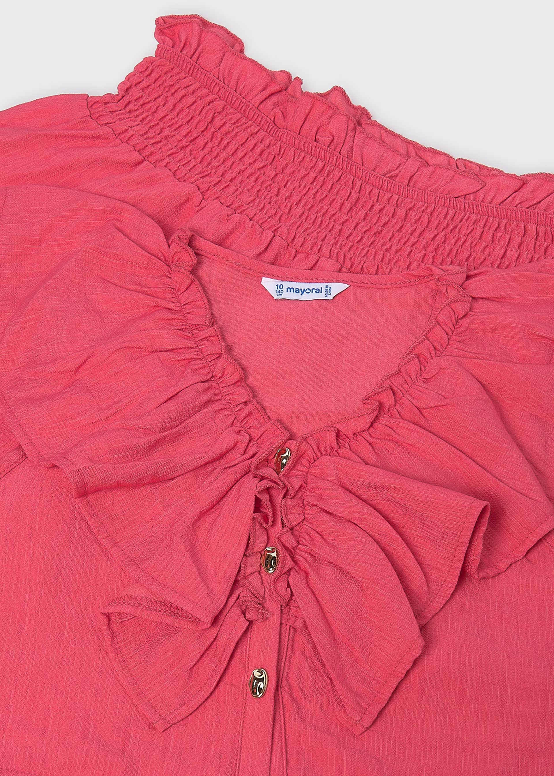 Ensemble short et top à volants fille