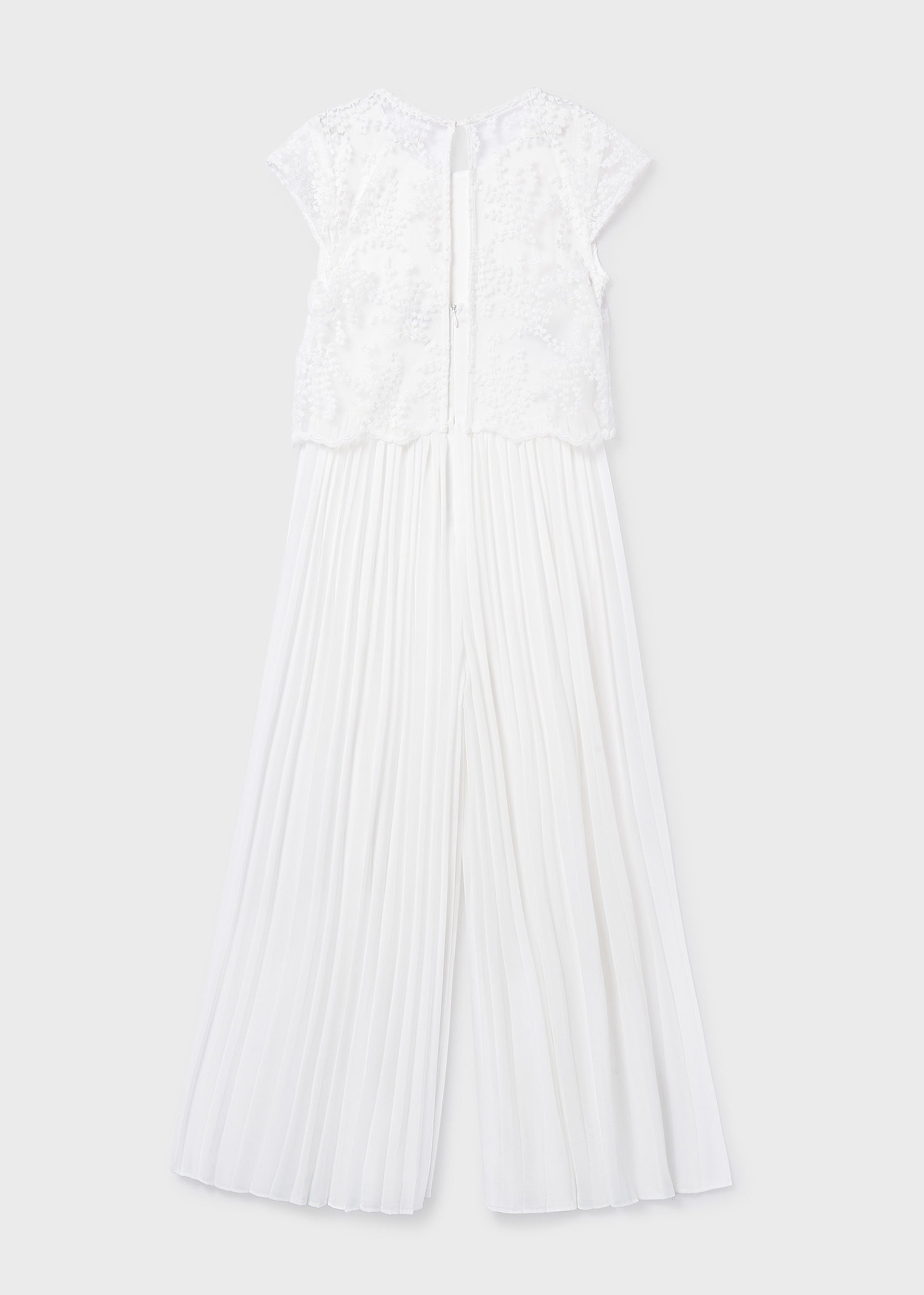 Long pleated jumpsuit