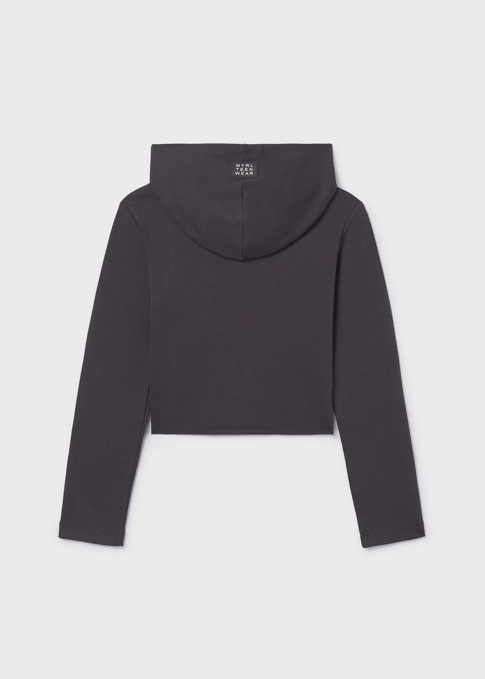 Sweat zippé à capuche fille