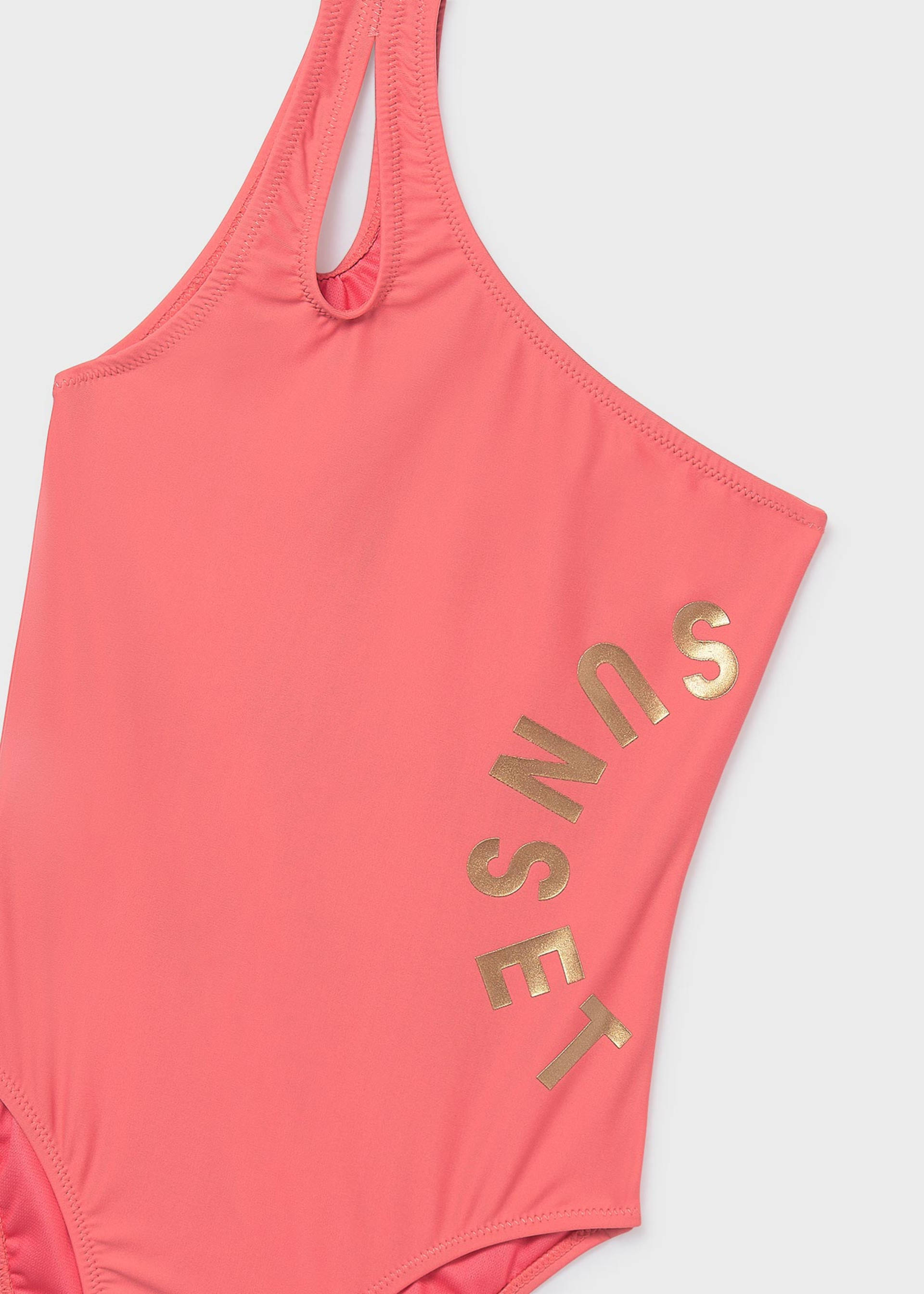 Girl Asymmetric Swimsuit