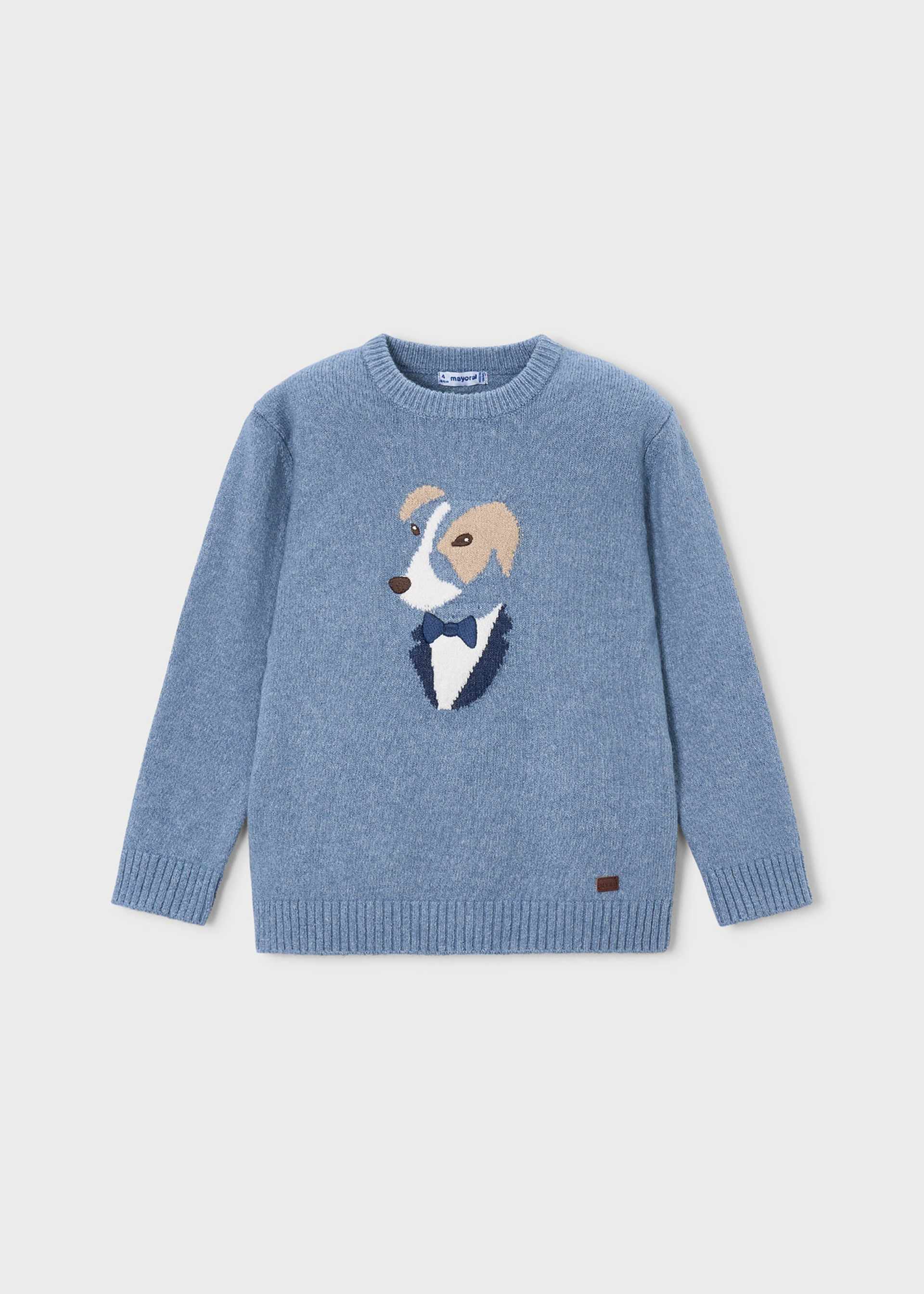 Camisola intarsia menino