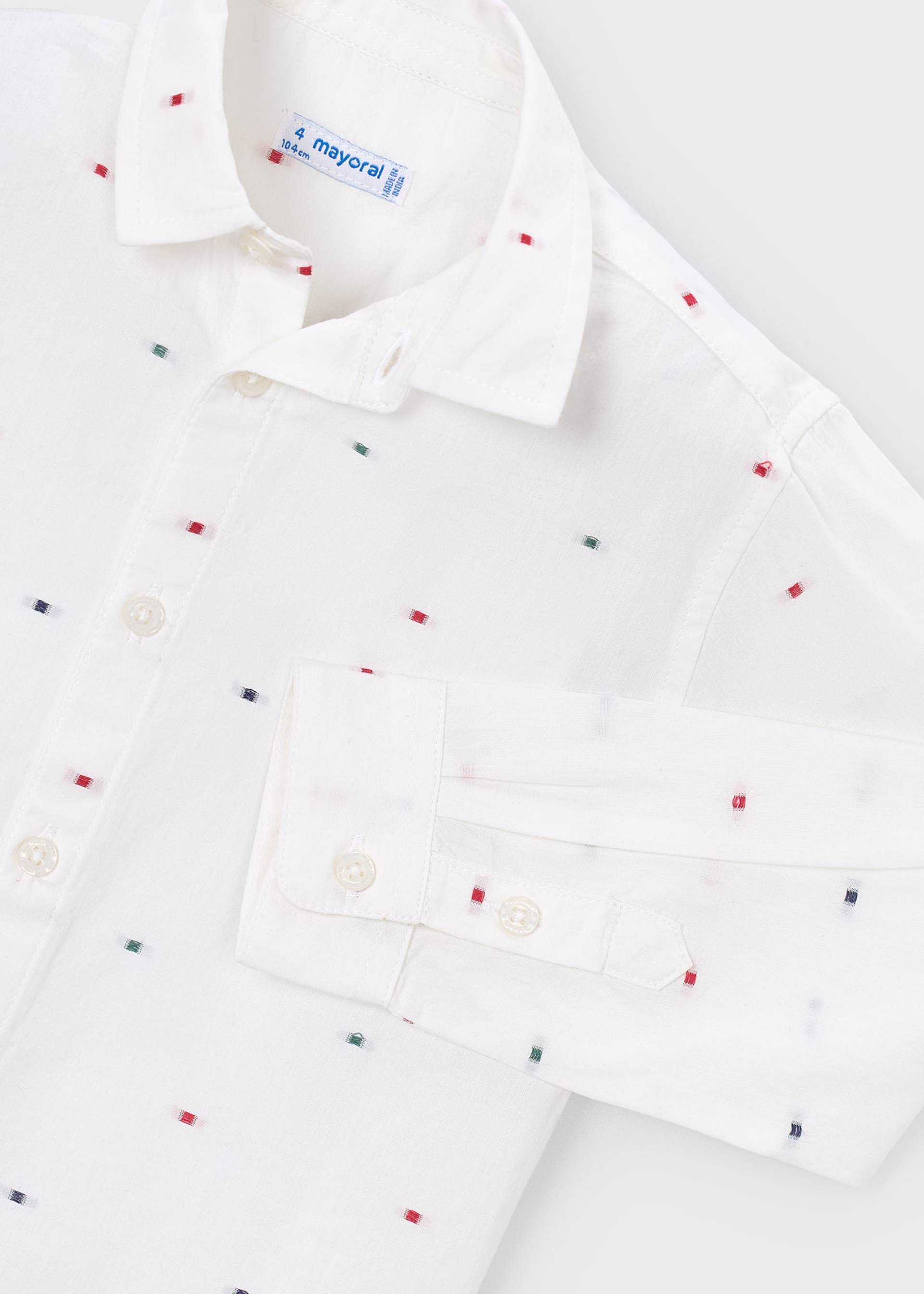 Camisa jacquard niño